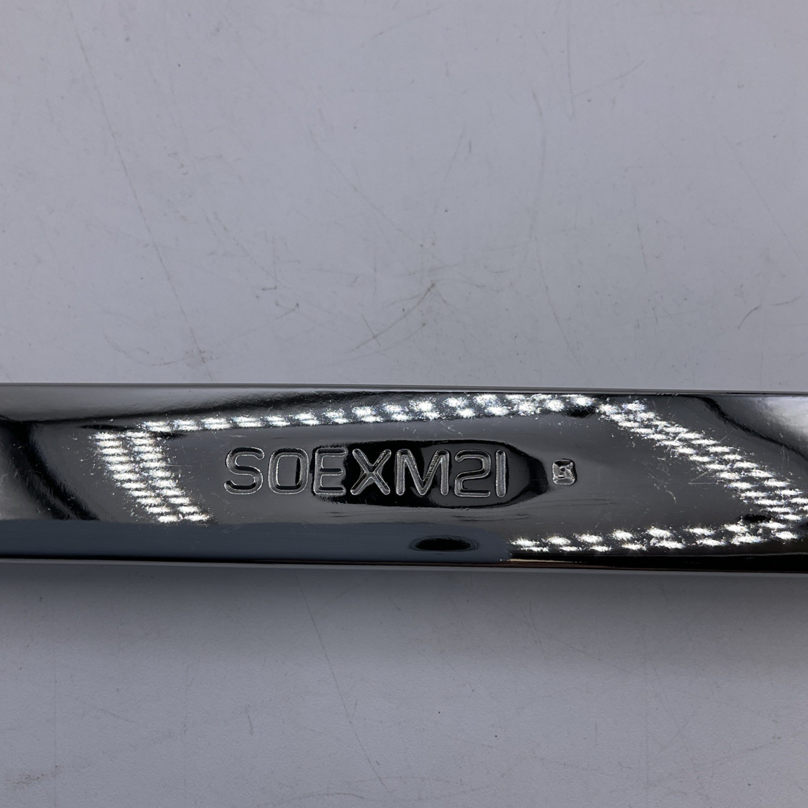 Snap-On OEXM210B 21mm 12 Point Combination Wrench Chrome USA New Old Stock