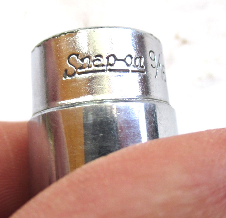 Snap-On Tools TM18 Shallow SAE 9/16″ Socket. 6 Point. 1/4″ Drive.
