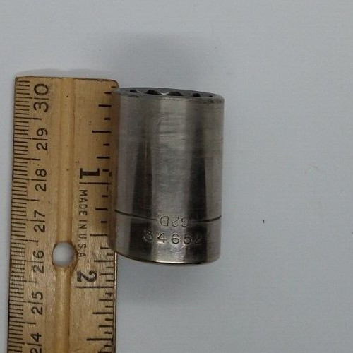 Craftsman 1/2″ Drive 3/4″ 12 Point Shallow Socket SAE G2D 34652 USA