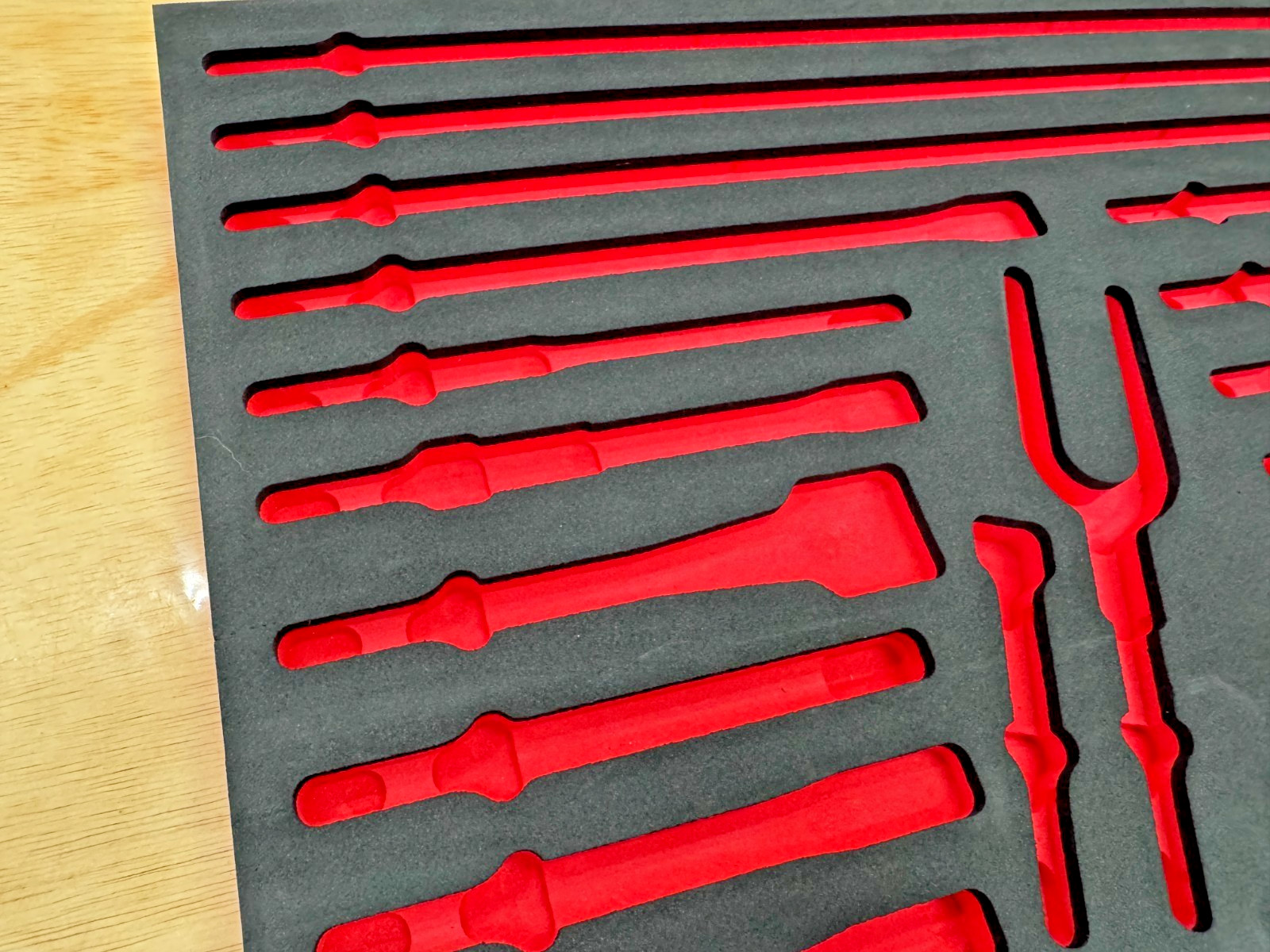 Snap-On Tools NEW RED Foam Organizer Tray ONLY For PHG1020BKFR Air Hammer Bits