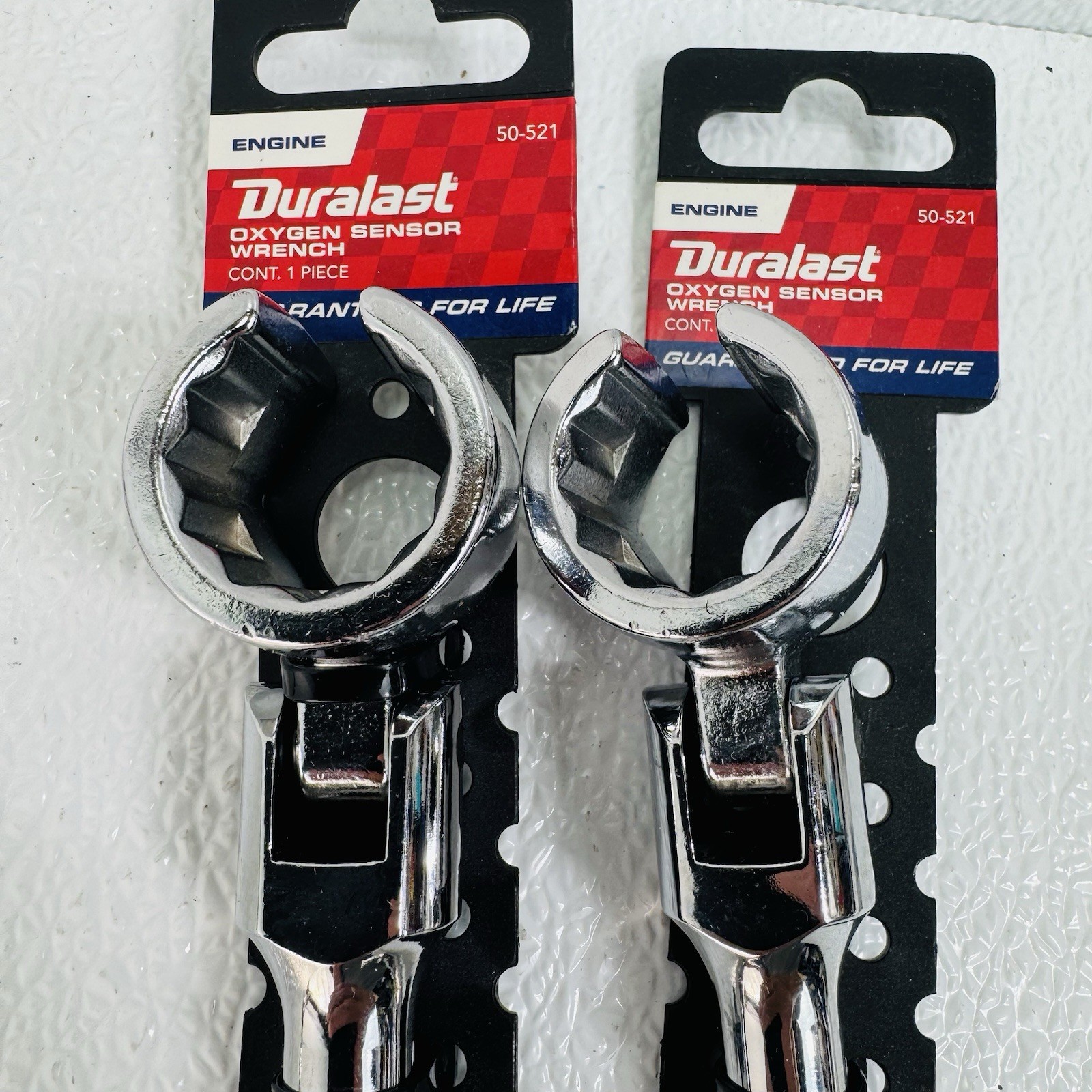 2 Pack Duralast Oxygen Sensor Wrench – Part # 50-521 – Swivel Head 7/8″ & 22 mm”