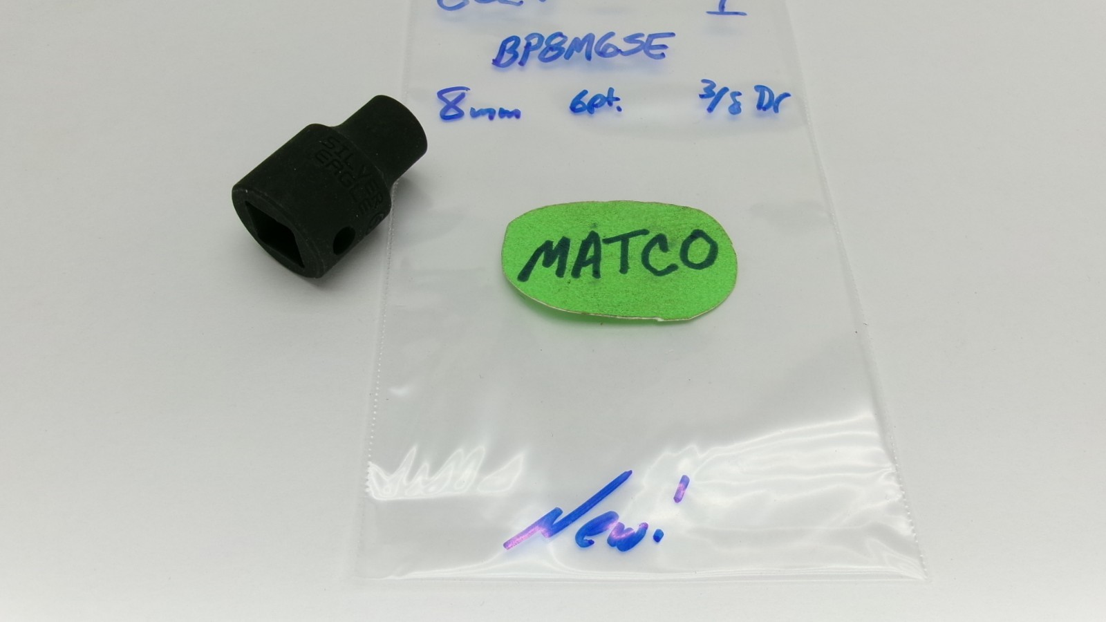 Matco Silver Eagle tools 3/8″ drive 8mm Impact metric Socket BP8M6SE New!