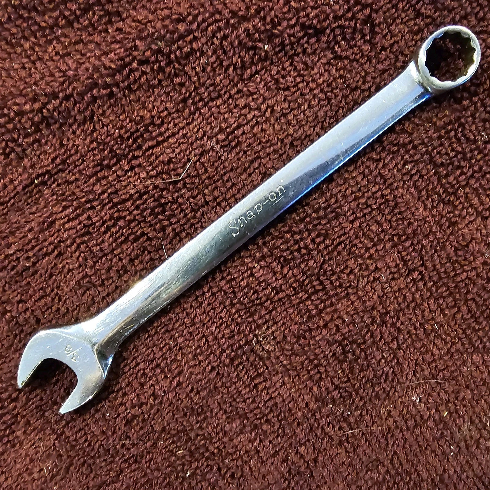 Vintage Snap-on OEX120 3/8″ 12 Point Short Combination Wrench USA