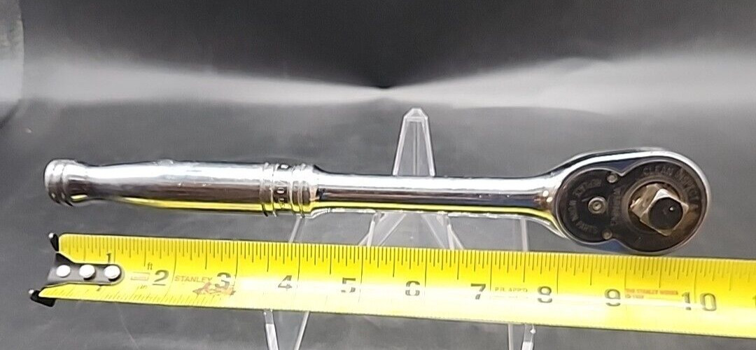 SNAP-ON 1/2″ Drive Standard Handle Ratchet ~ Chrome ~ S-710 10.25″