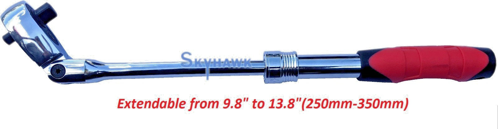 3/8″ X 1/4″ Dual Extendable Flex Head Ratchet Wrench 72 Tooth TAIWAN MADE