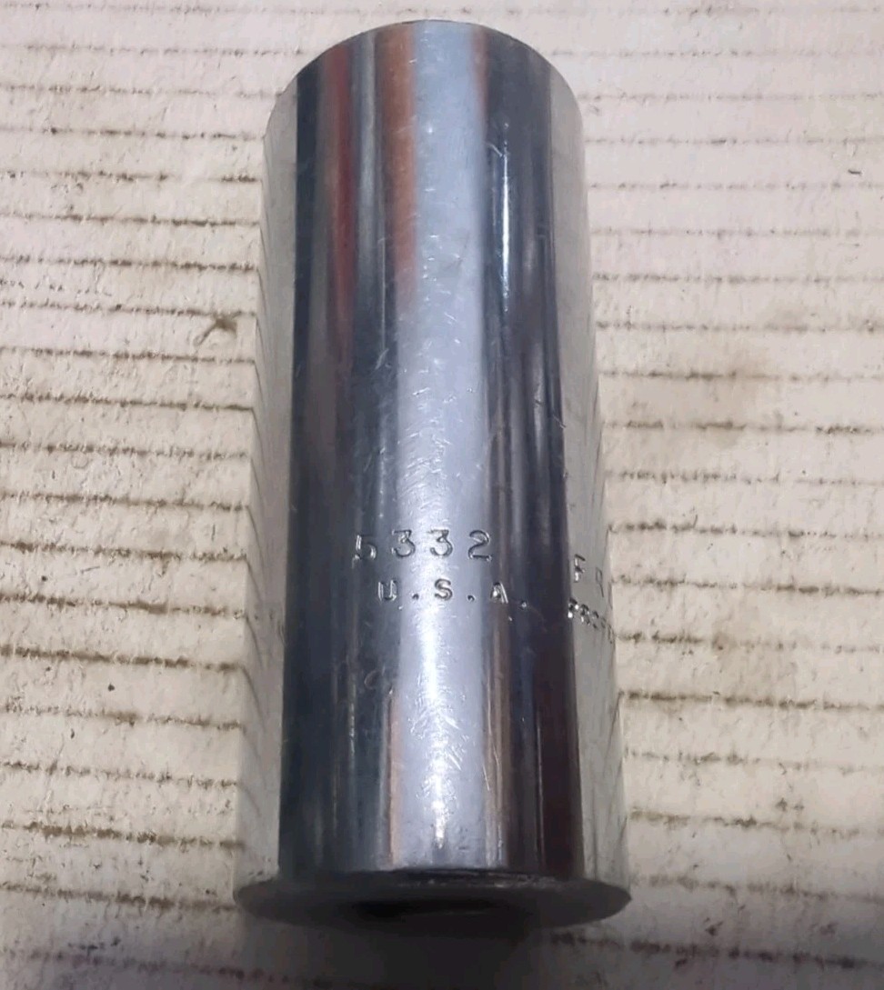 Proto Professional 1″ 12 Point Deep Chrome Socket 1/2″ Drive 5332 USA