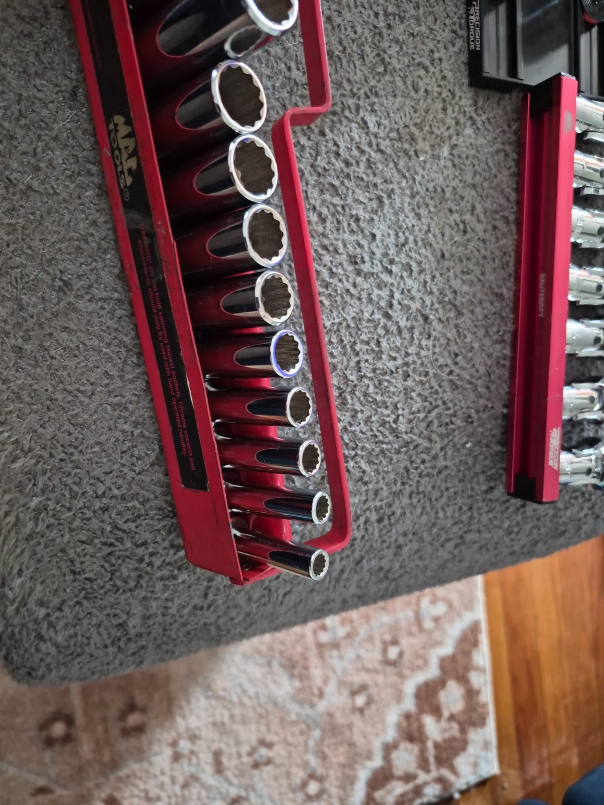 Mac Tools 14pc 3/8″ Drive 12PT Metric Deep Non-Slip Socket Set XDMMR USA