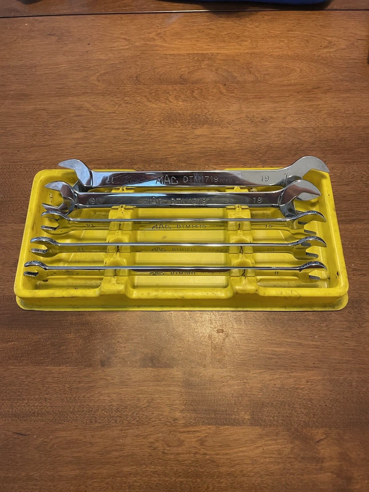 MAC Tools 5pc SDTM5PT Metric Thin Open-End Wrench Set 10-19mm