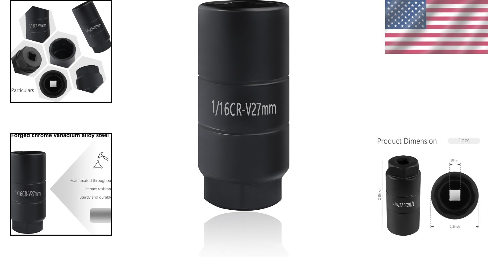 Professional 1 1/16″ Oil Pressure Switch Socket – Rust-Resistant Steel Design