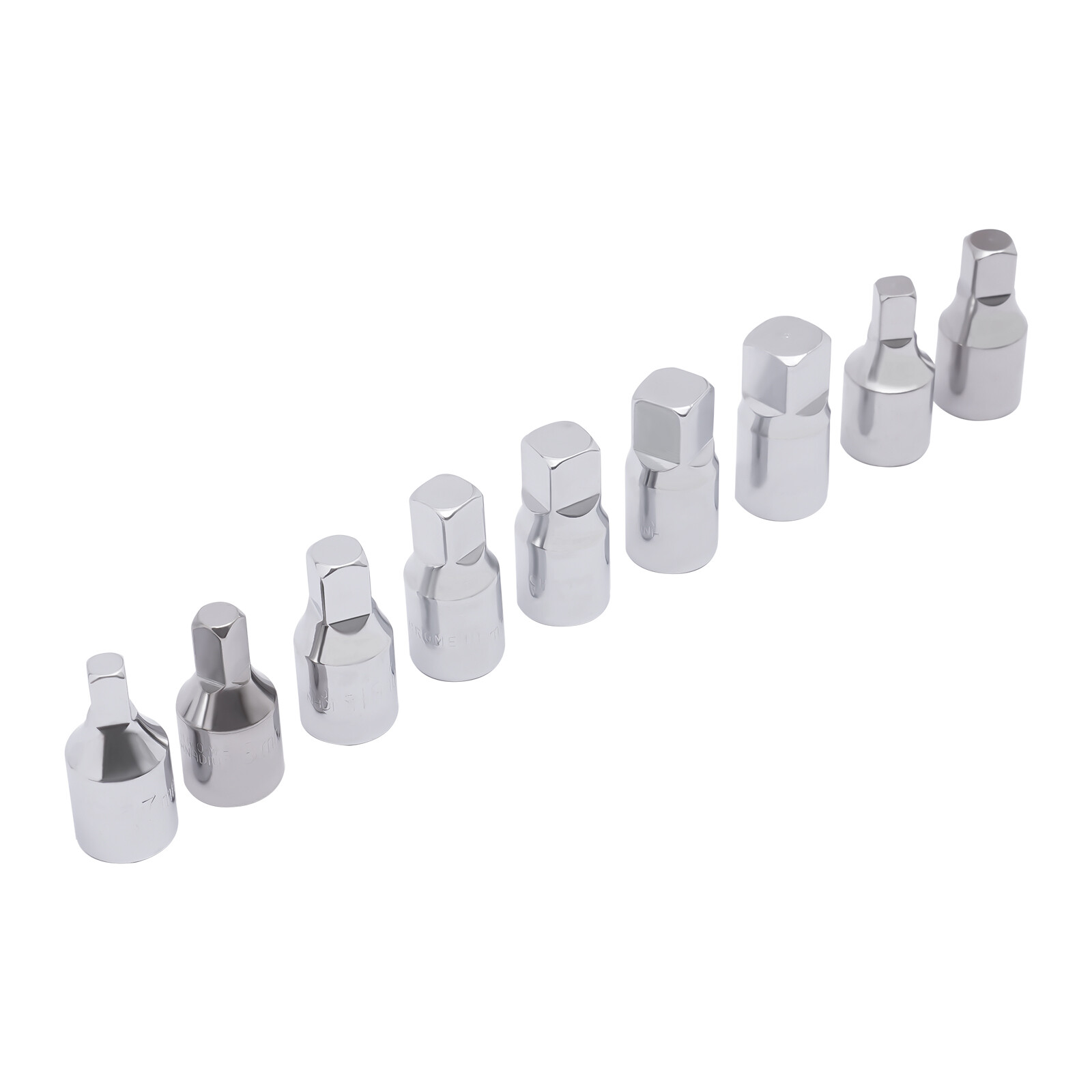 18PCS Oil Drain Pipe Plug Square Triangle Socket 3/8» Drive Removal Tool Set
