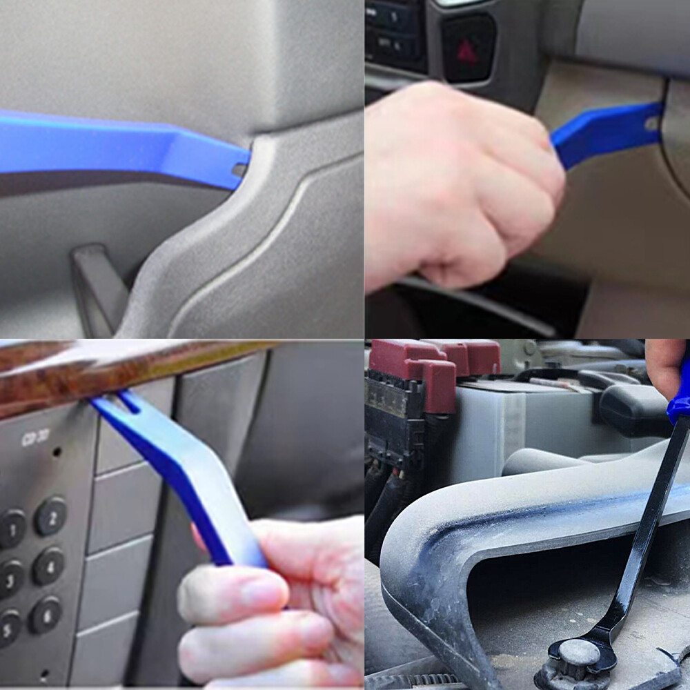 Car Door Trim Removal Tool Pry Panel Dash Radio Body Clip Installer Kit set US