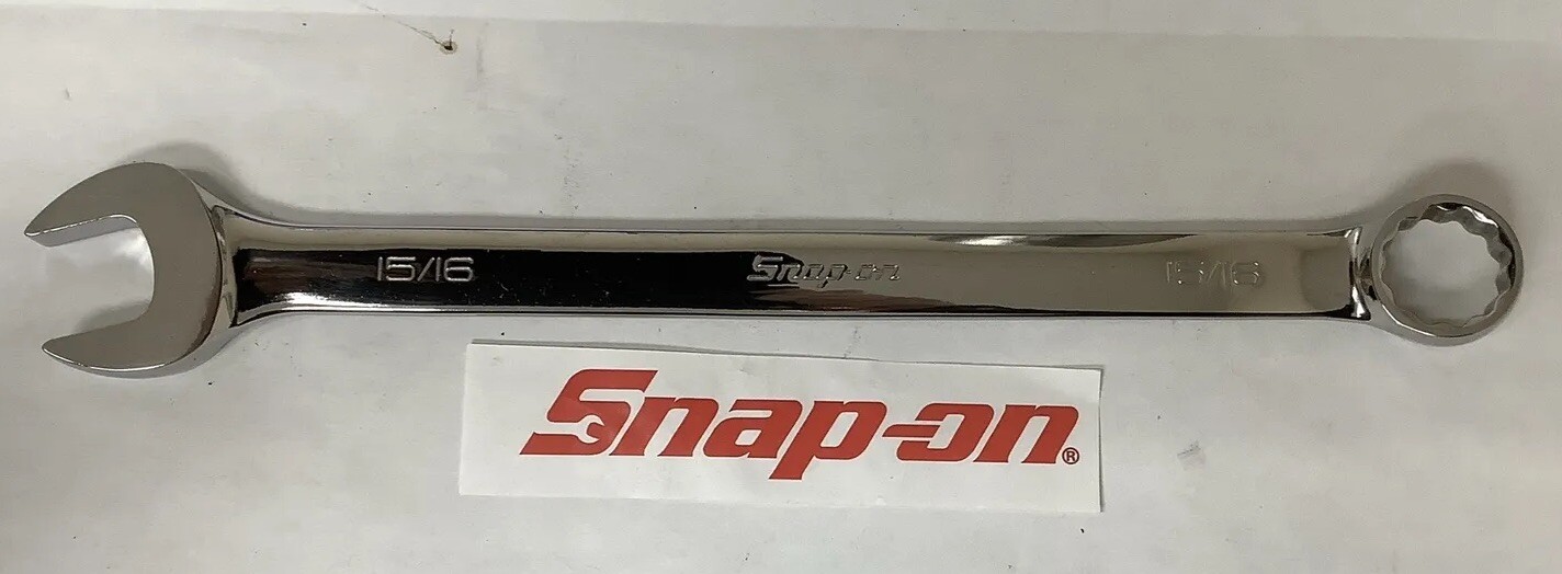 NEW Snap-On Tools OEX30B 12-Point SAE 15/16” Flank Drive Combination Wrench USA