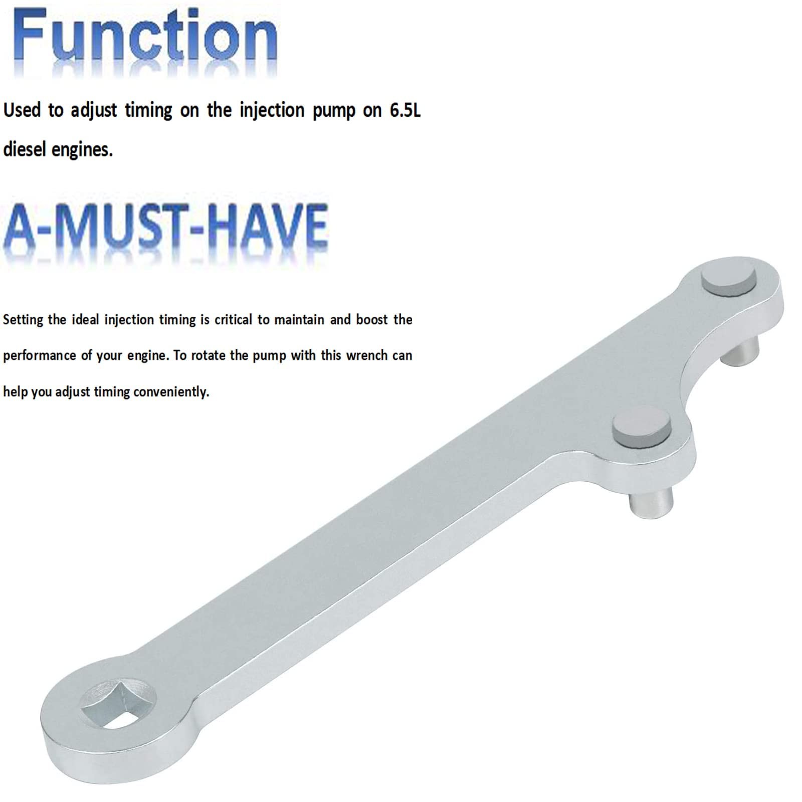 6.5L Diesel Injection Pump Adjusting Wrench for Diesel Engines 6.5L (1/2″ Drive)