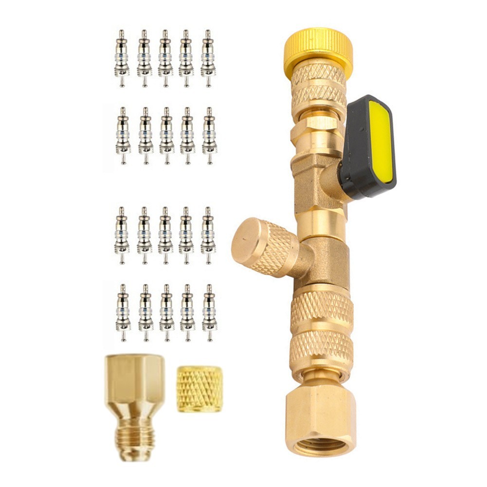1/4 in 5/16 in for hvac Refrigeration Valve Core Tool for R22 R410A R404A R407C