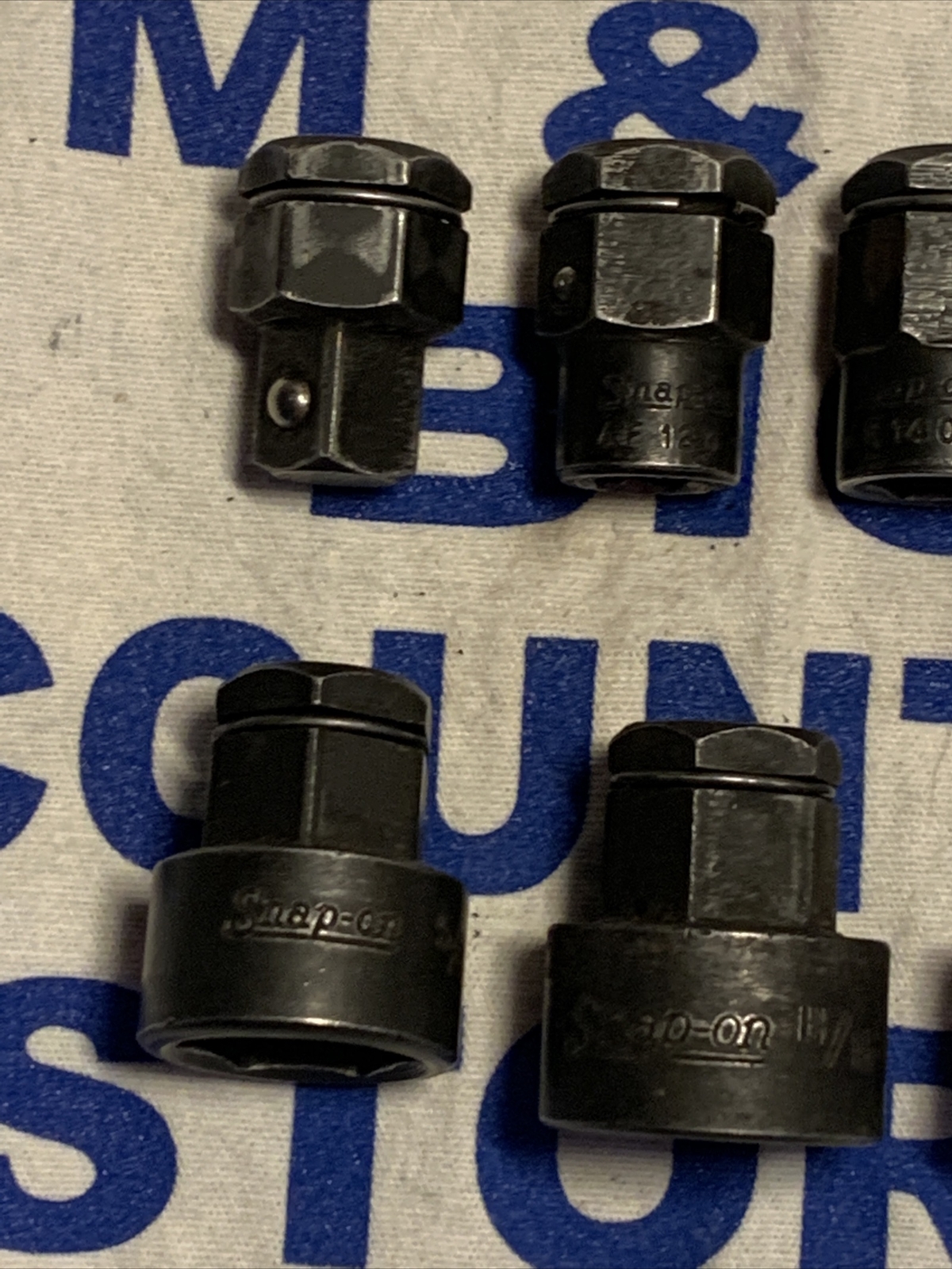 1964 Snap-on Tools USA 3/8″ Drive Pass Thru 7pc.Socket Set 3/8″ to 3/4″ RARE