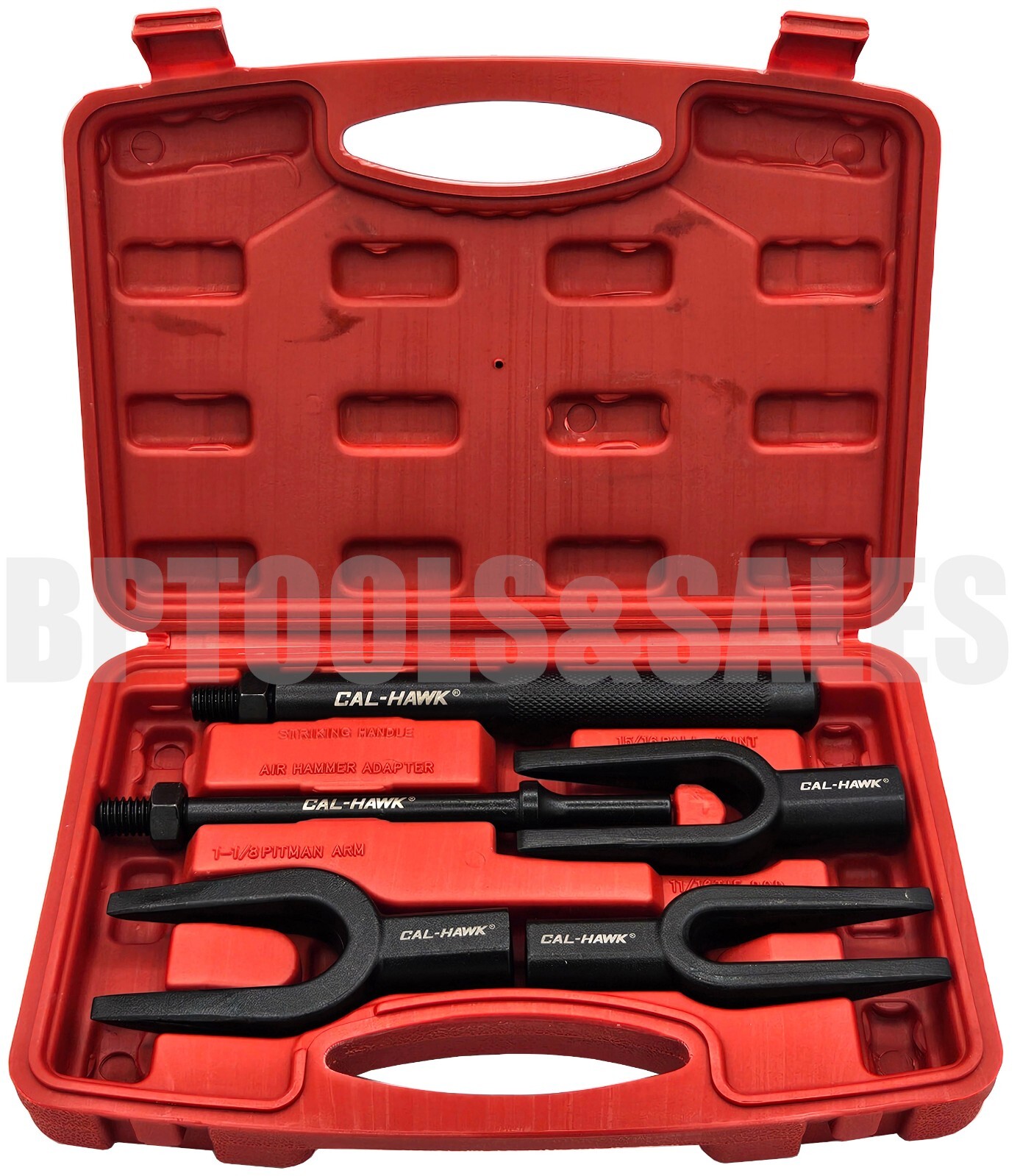5Pcs Tie Rod Ball Joint Pitman Arm Tool Kit Joint Remover Separator Pickle Fork