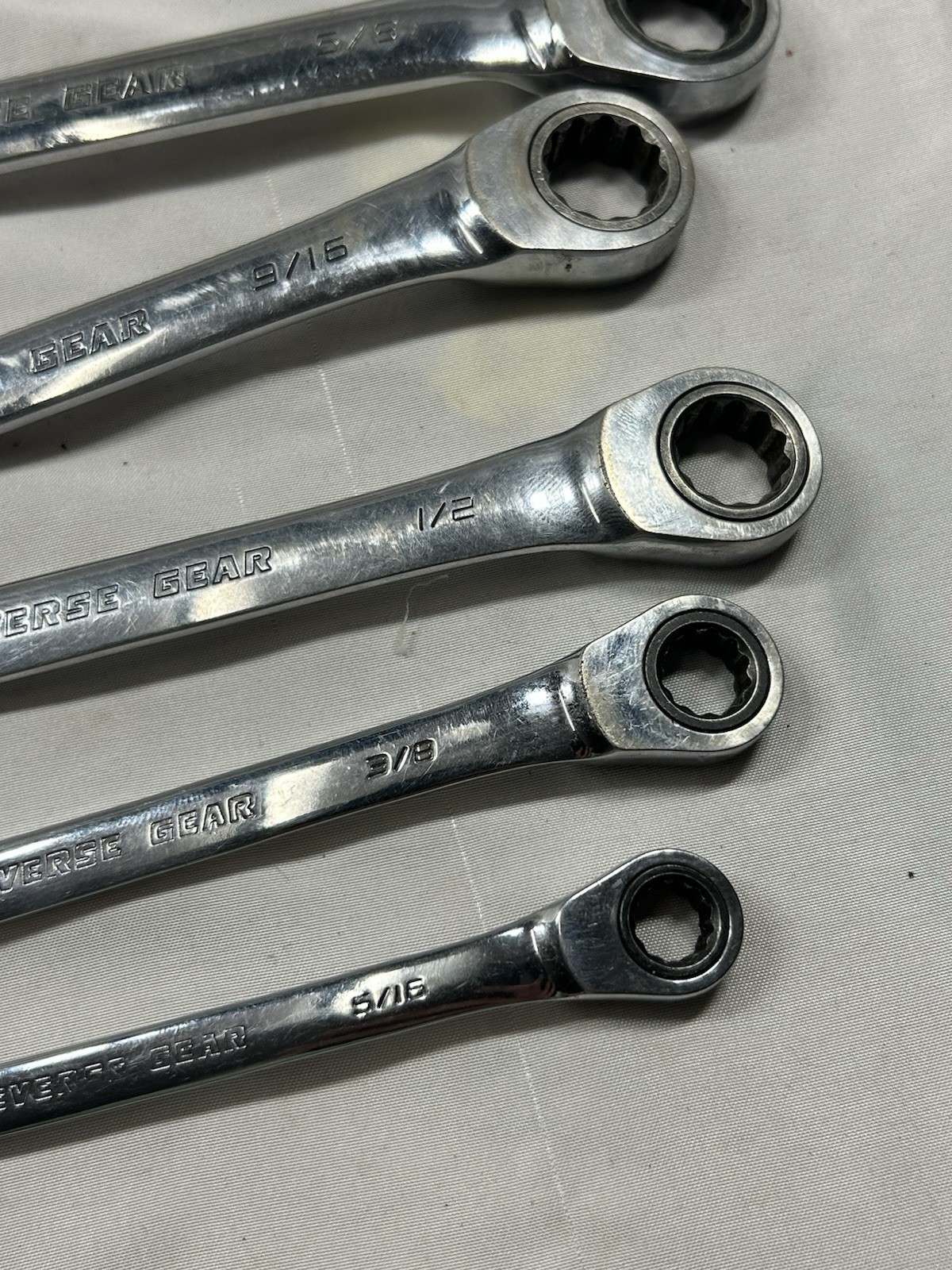 Blackhawk by Proto BW-1408 7pc Saw reversible ratcheting combination wrenches