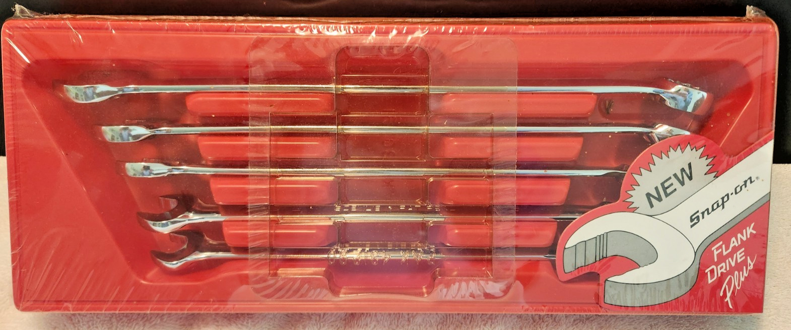 NOS Vintage Snap-on SOEXL705 SAE Flank Drive® Plus Extra Long Wrench Set