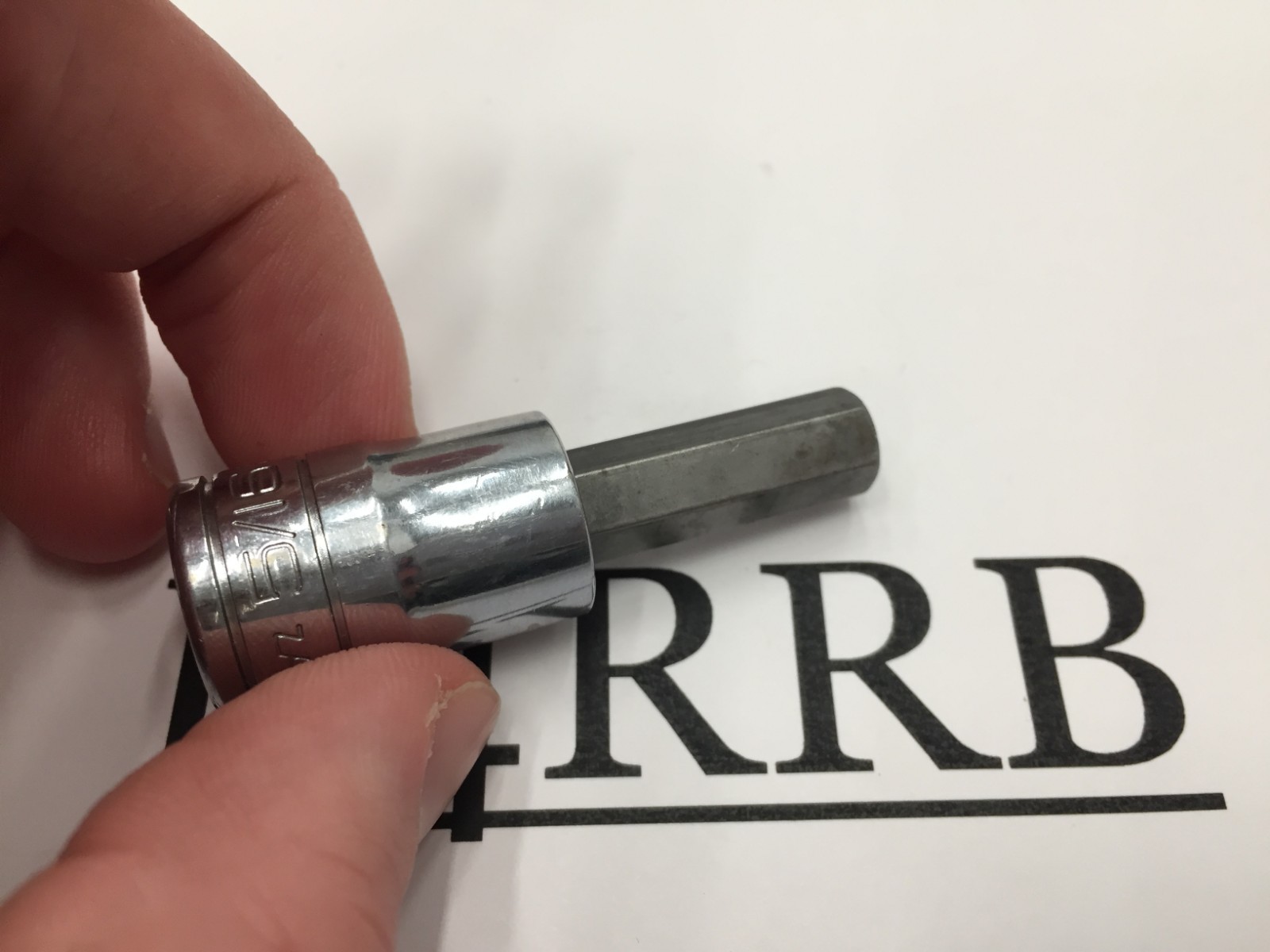 1997 Snap-On Tools USA 3/8″ Drive 5/16″ SAE Hex Bit Chrome Socket Driver FA10E