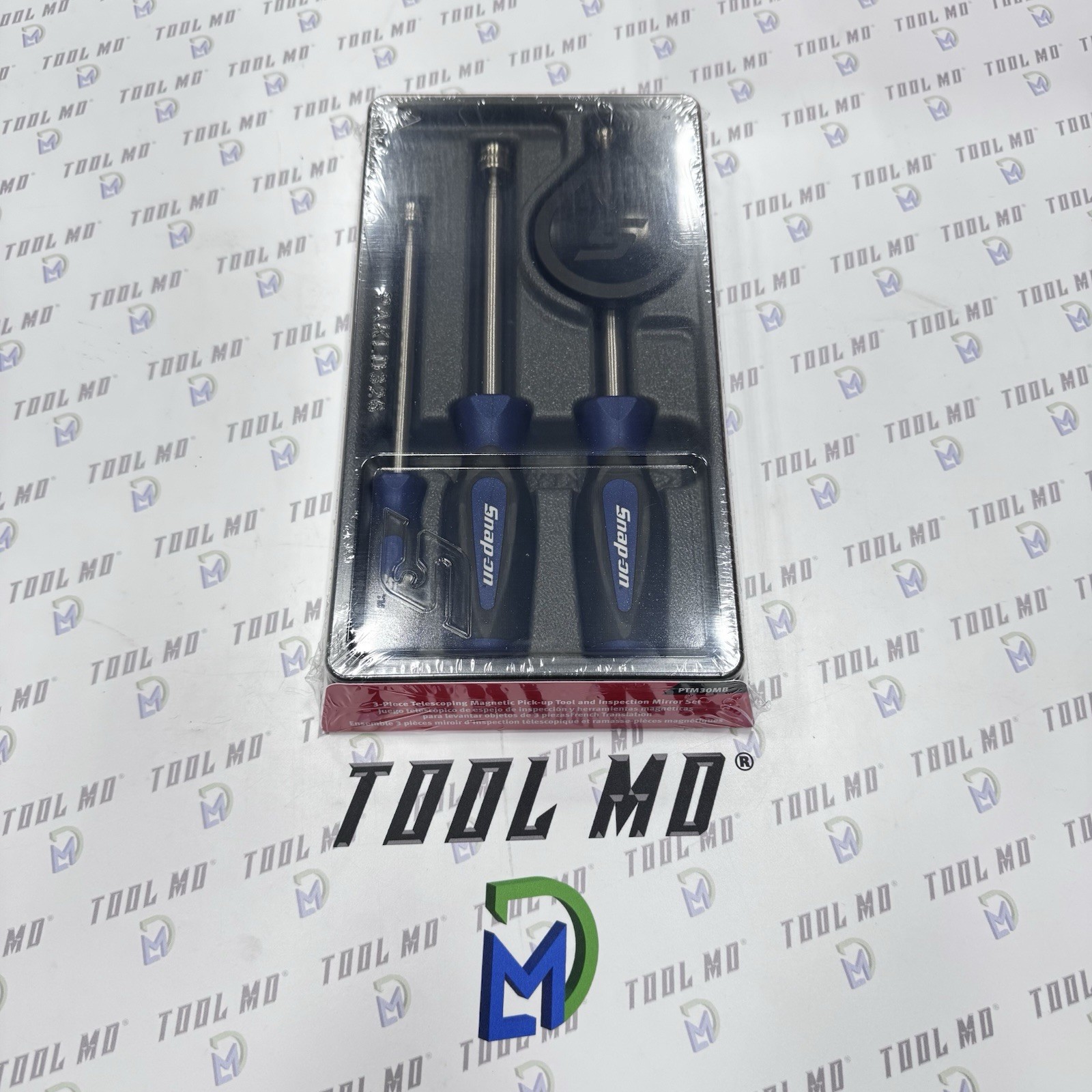 Snap-on Tools NEW POWER BLUE 3pc Telescoping Magnetic Pick Up Tool Set PTM30MB