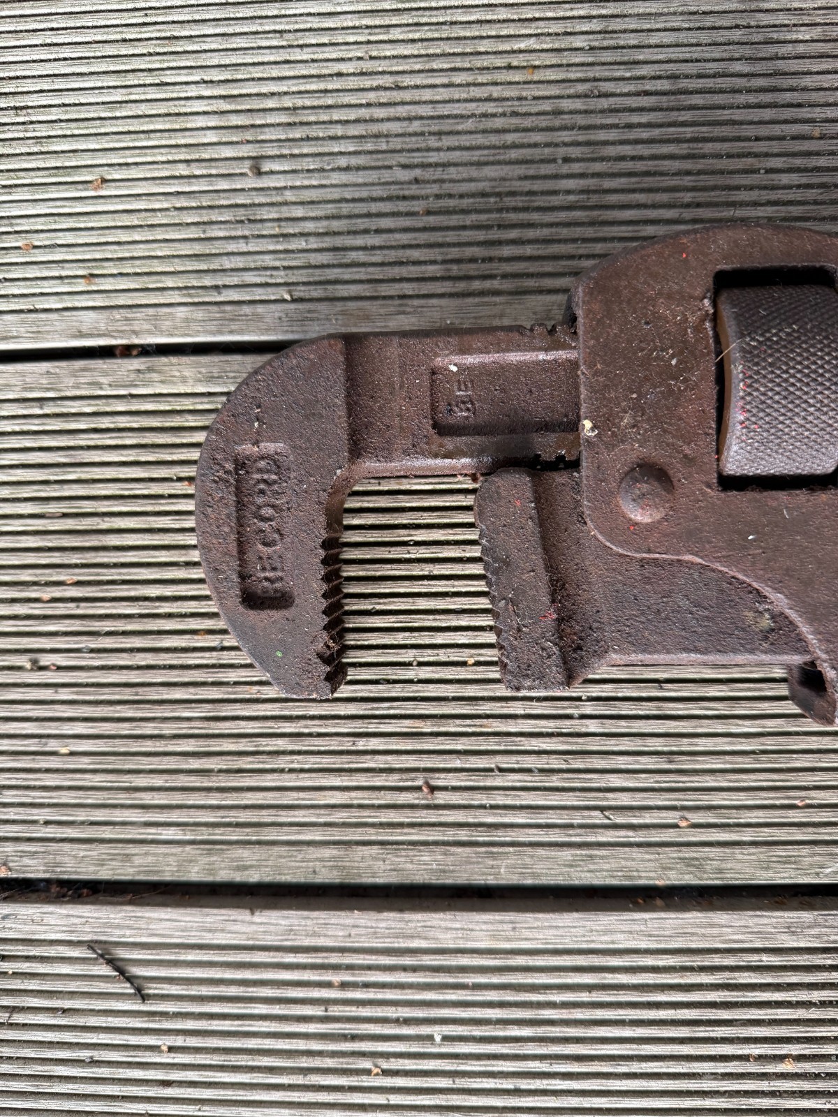 Record 24 Stilson Adjustable Pipe Wrench Spanner Vintage