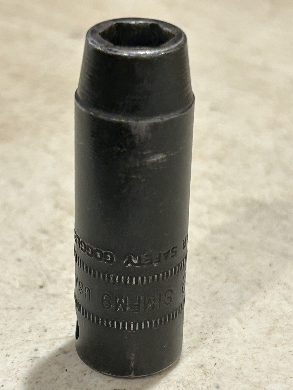 Snap On 3/8″ Drive 9MM 6 Point DEEP Impact Socket SIMFM9