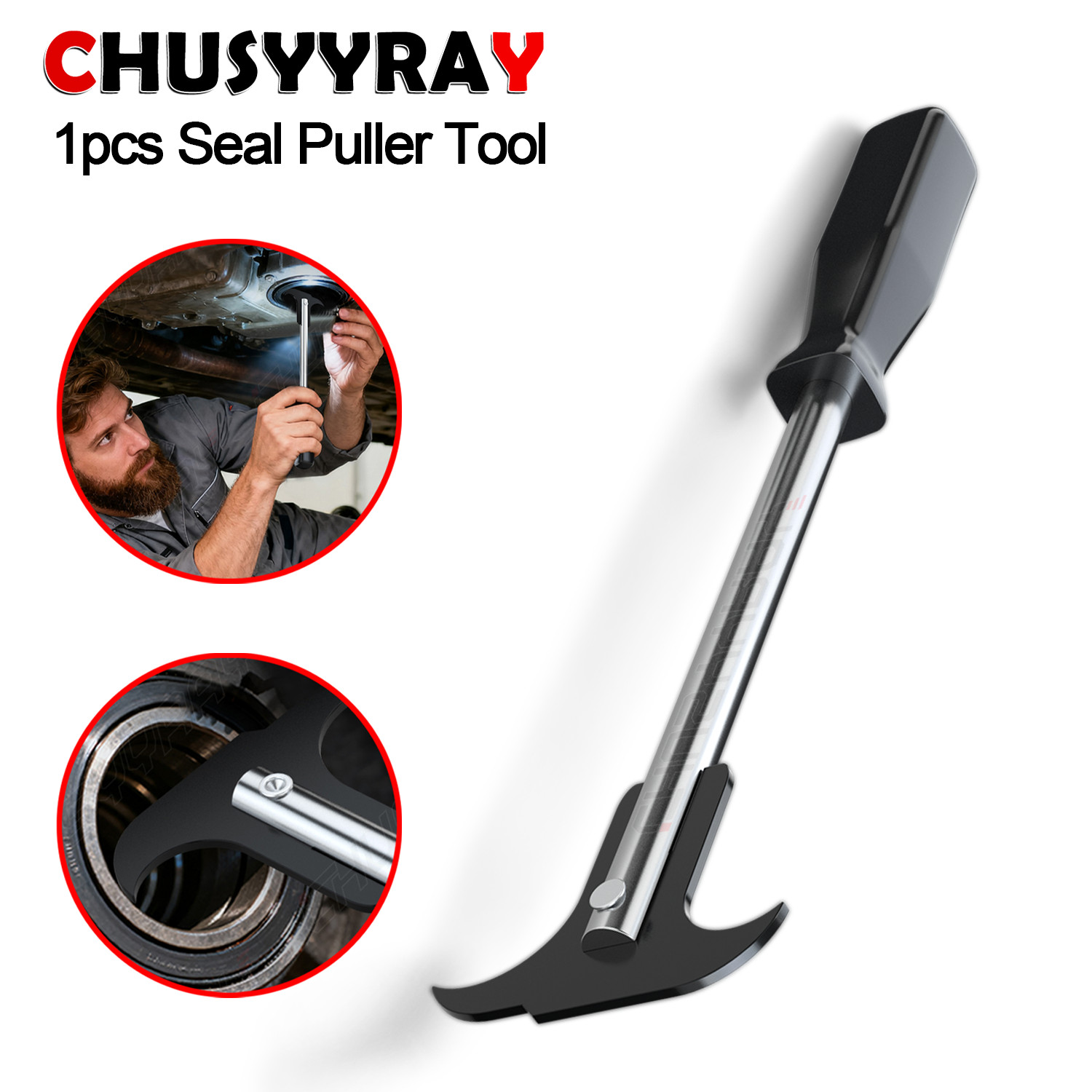 1x Professional Seal Puller Tool with dual Hook tips remove oil and Grease seals