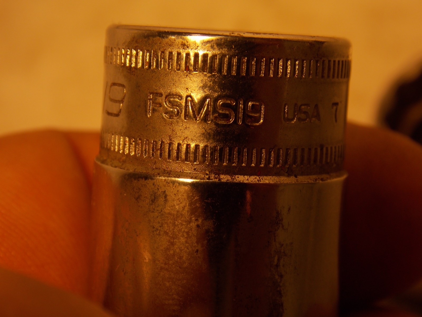 Snap On 3/8″ Drive 19MM 6PT or 3/4 12pt Semi Deep Chrome Socket FREEShipAfter1