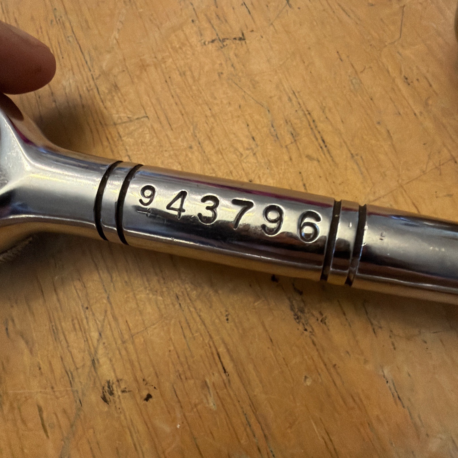 Craftsman 3 ratchet set Drive Thumb Wheel Tri-Wing Ratchets 943795-97 USA Used.