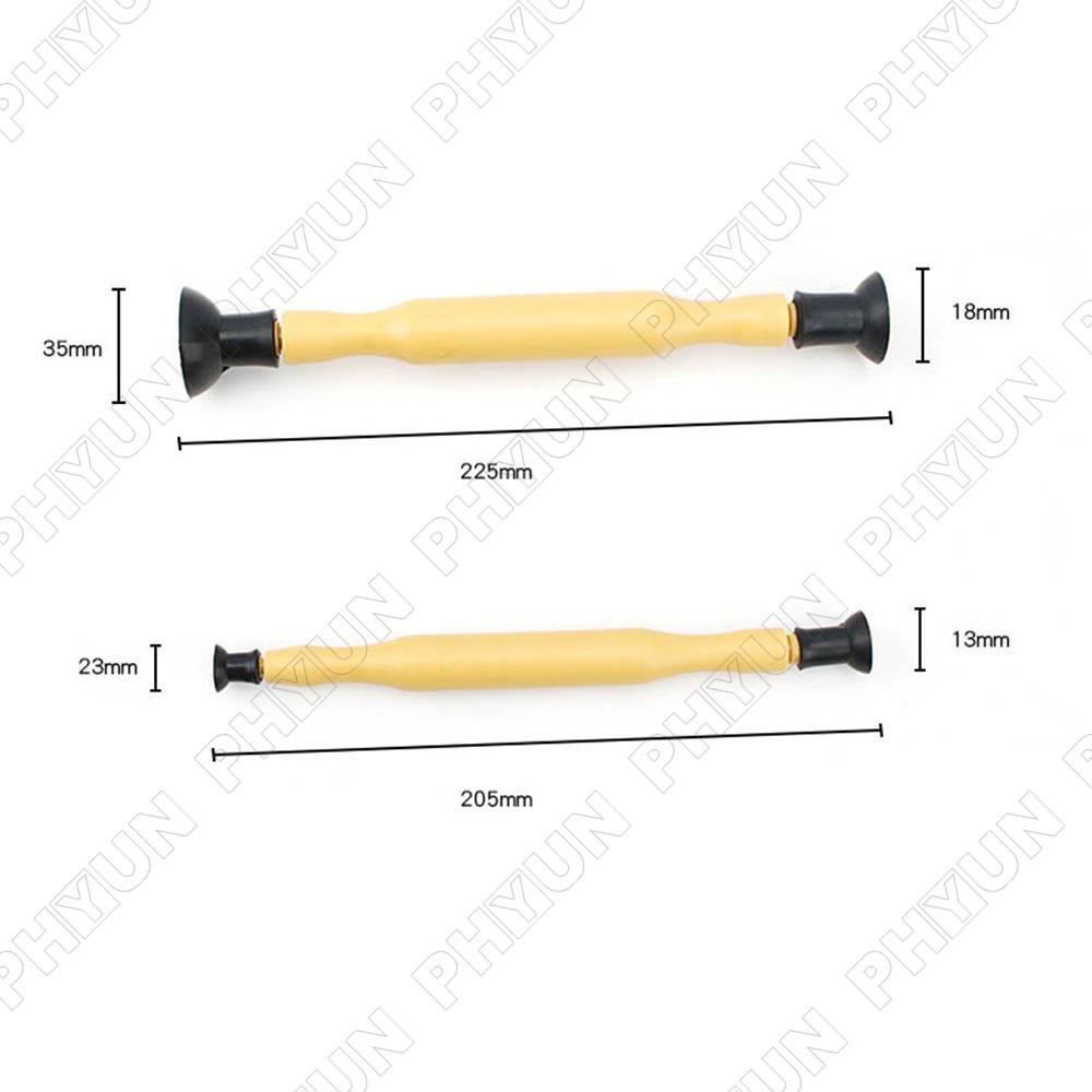 2pcs Large+Small Grip Valve Grinding Stick Lapping Tool Suction Cup Lap Sticks