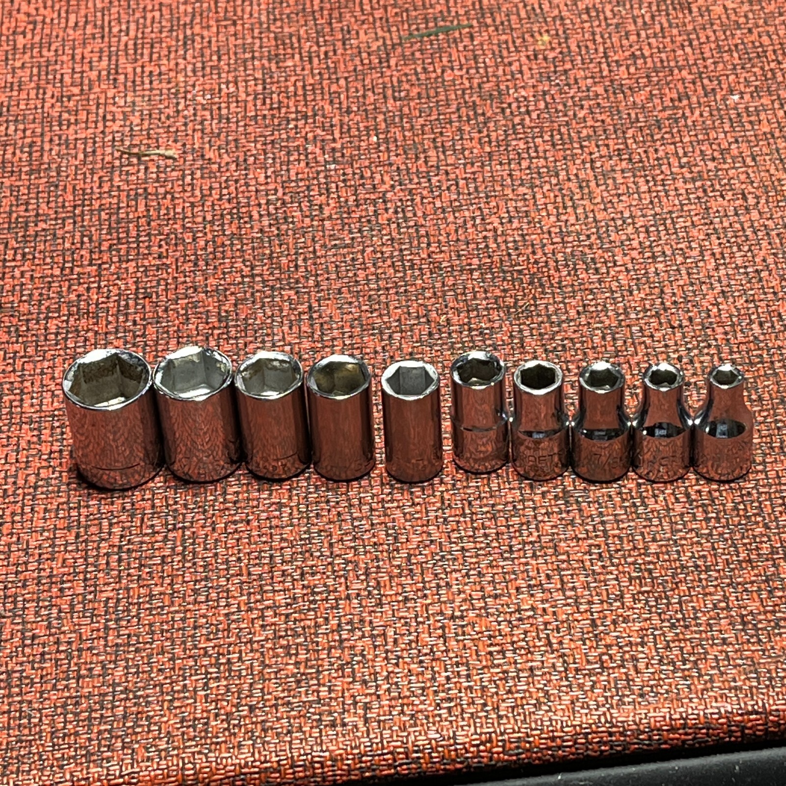 CRAFTSMAN 1/4″ drive 6pt 43481-43514 5mm-13mm & 5/32-1/2″ Sockets 21 pc Sets