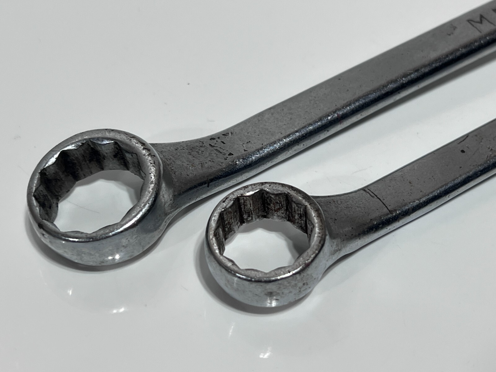 Fleet Tools USA 2pc SAE Offset Box Wrench Pair Set – 6428 & 6424 – 12 Point
