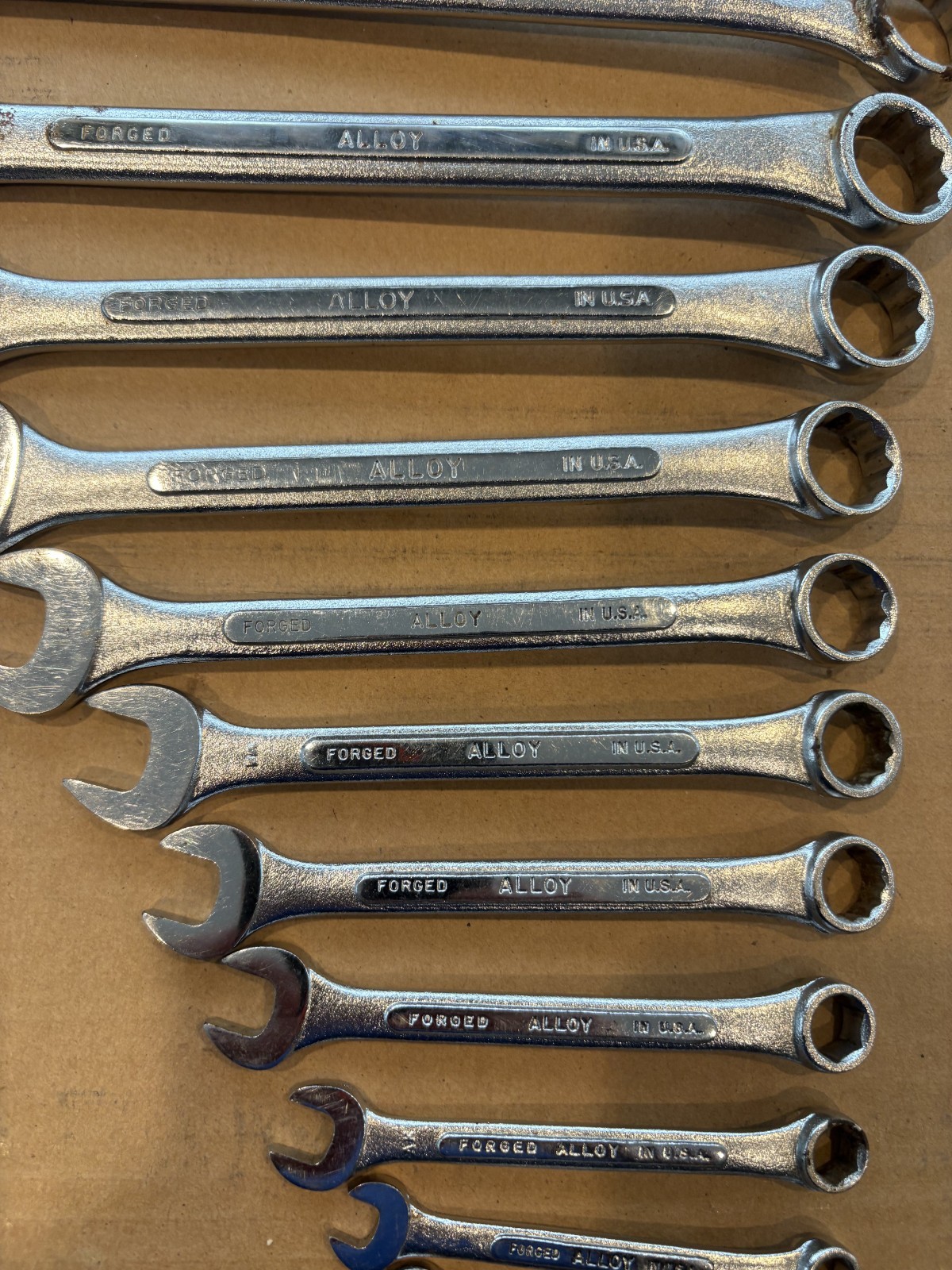 SK-Wayne 12 Piece Combination Wrench Set Vintage 1960s – SAE 1/4″ thru 15/16