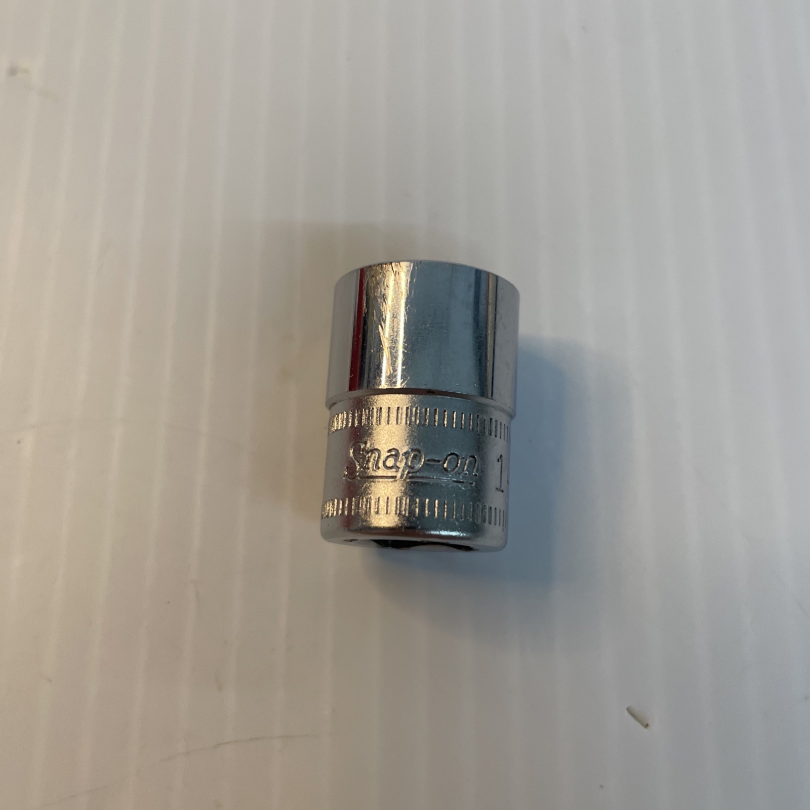 Snap On Tools 14MM 3/8” Drive Metric 6 Point Shallow Chrome Socket FSM141 – USA