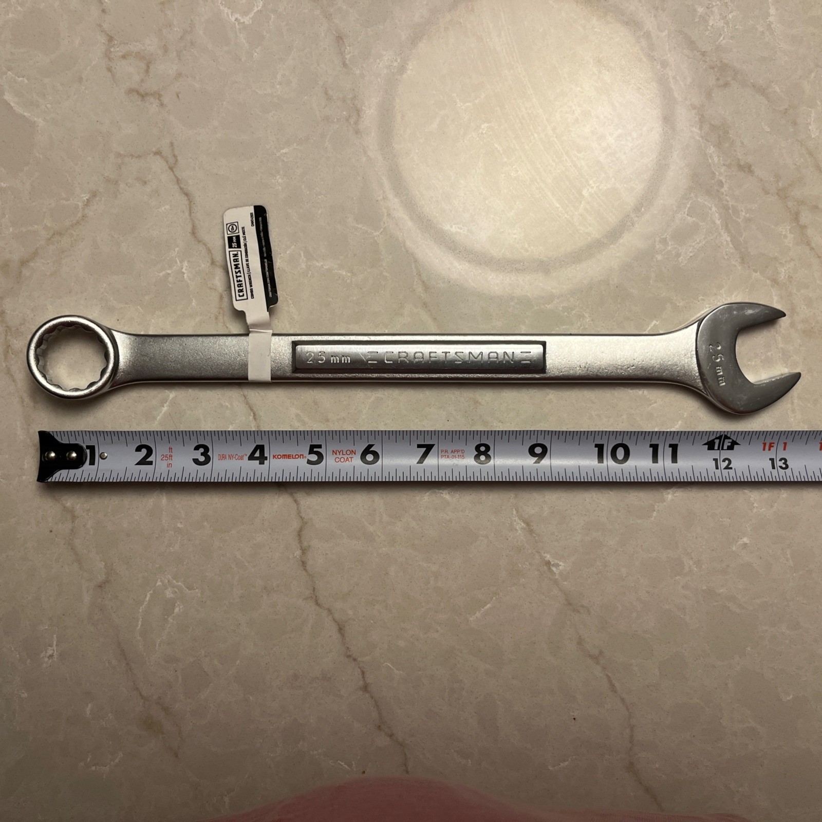 NEW-CRAFTSMAN Combination Wrench, Metric, 25mm (CMMT42931) – Brand new w/ label!