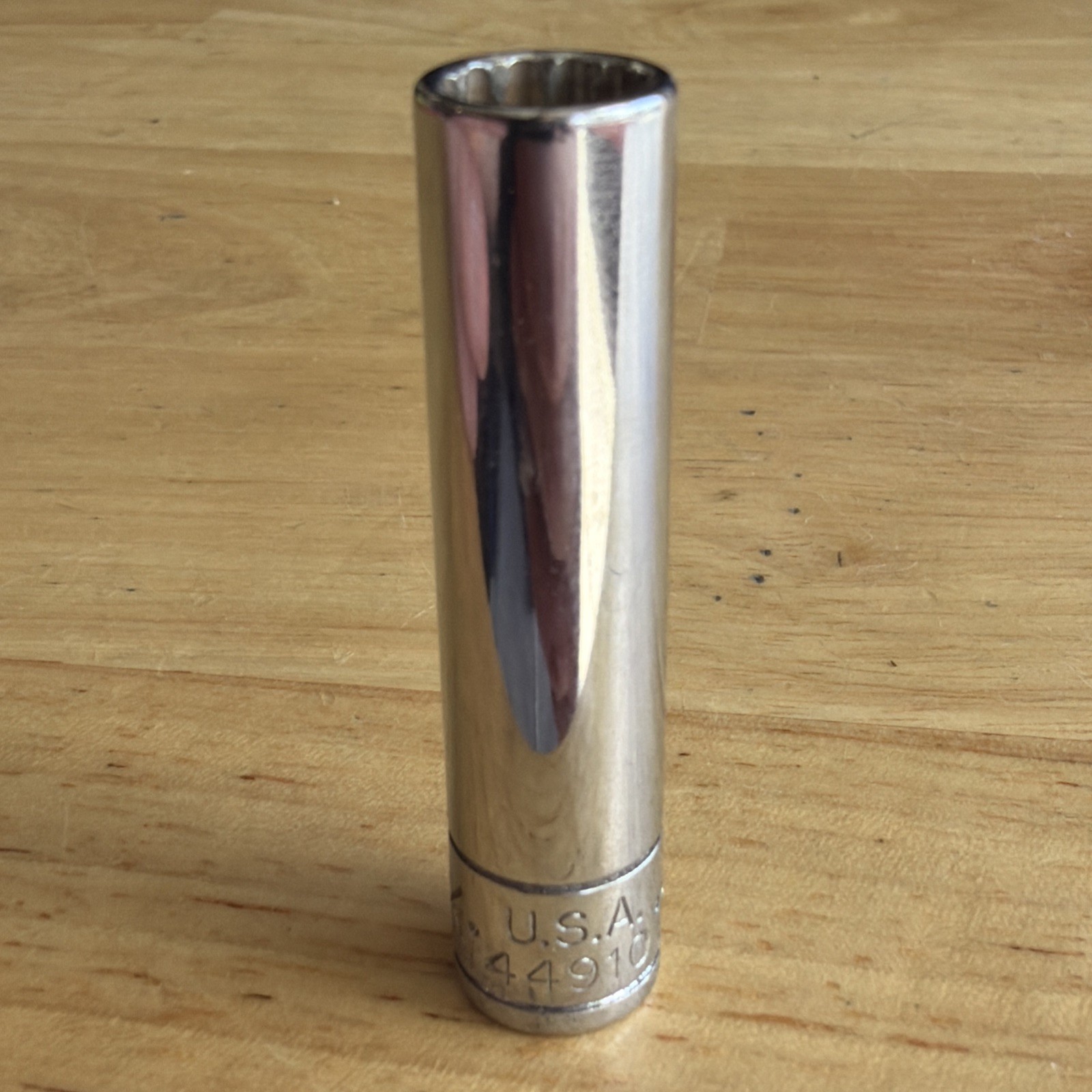 SK Tools 5/16″ Deep Socket 1/4″ Drive 12 Point S-K 44910 Made in USA