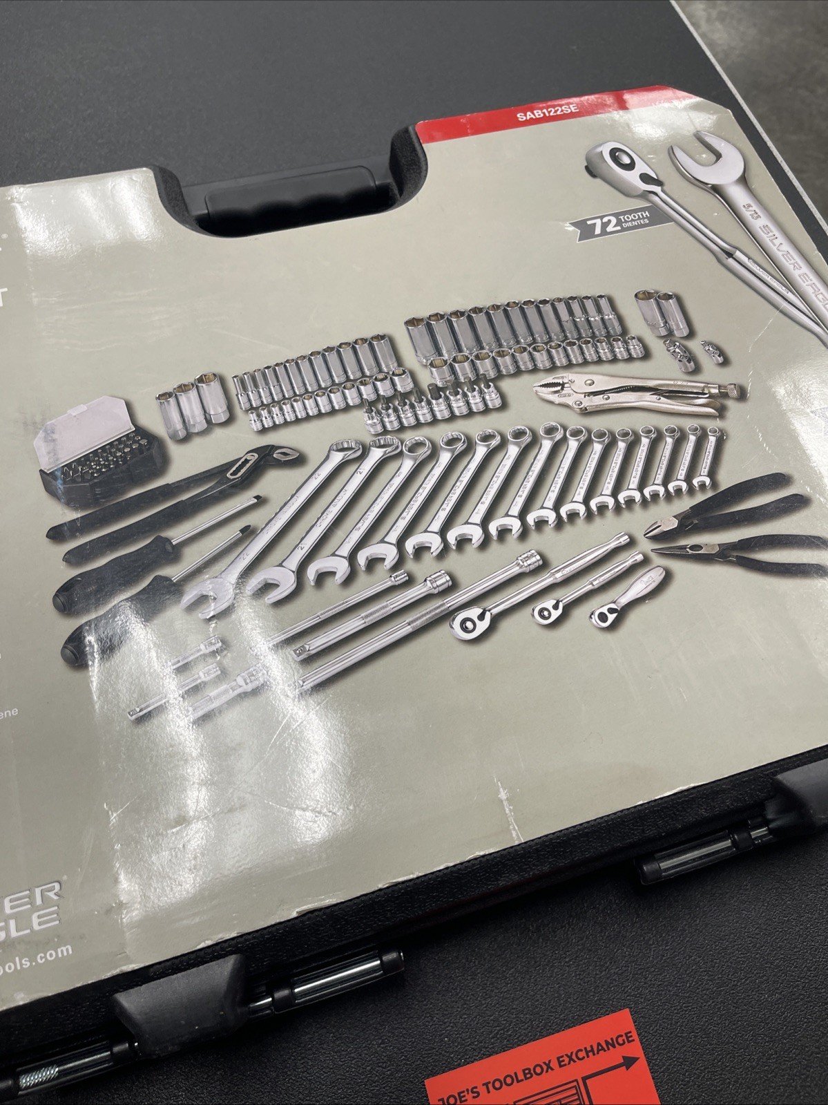 Matco Tools SAB122SE 122 PIECE 1/4″ & 3/8″ DRIVE SILVER EAGLE® MASTER TOOL SET