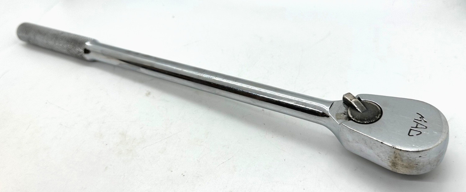 🇺🇸 MAC Tools 1/2″ Drive 15” EXTRA Long Ratchet Wrench Handle Knurled Grip Pear