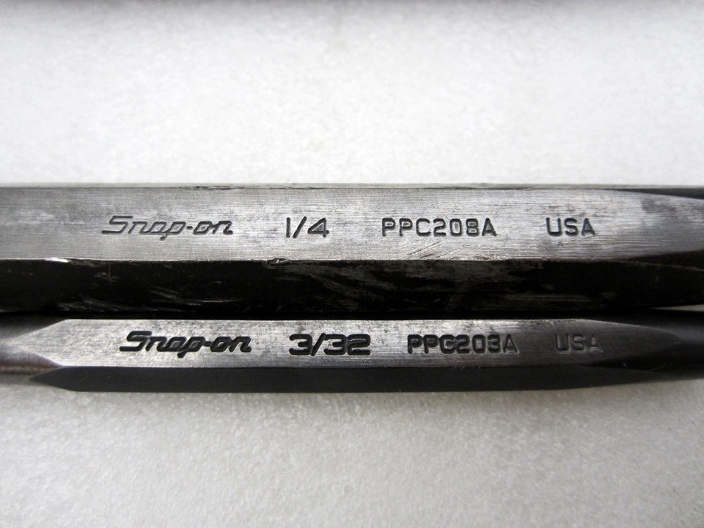 Snap-on 9pc Punch Set Center Pin Tapered PPC USA