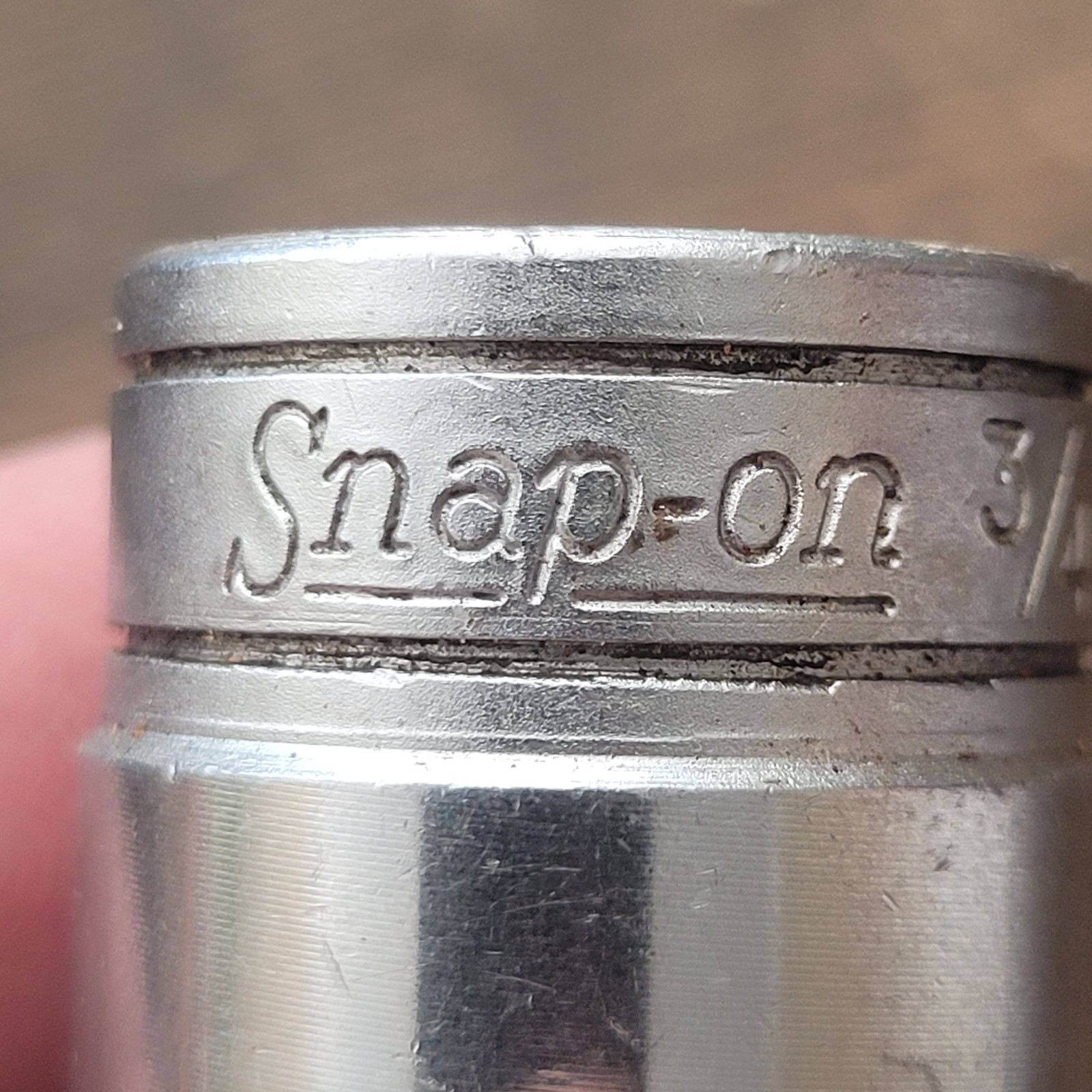 Snap On 3/8″ Drive 12 Pt Shallow Socket Set 7/8, 13/16, 3/4, 1/2, 3/8 F121-F281