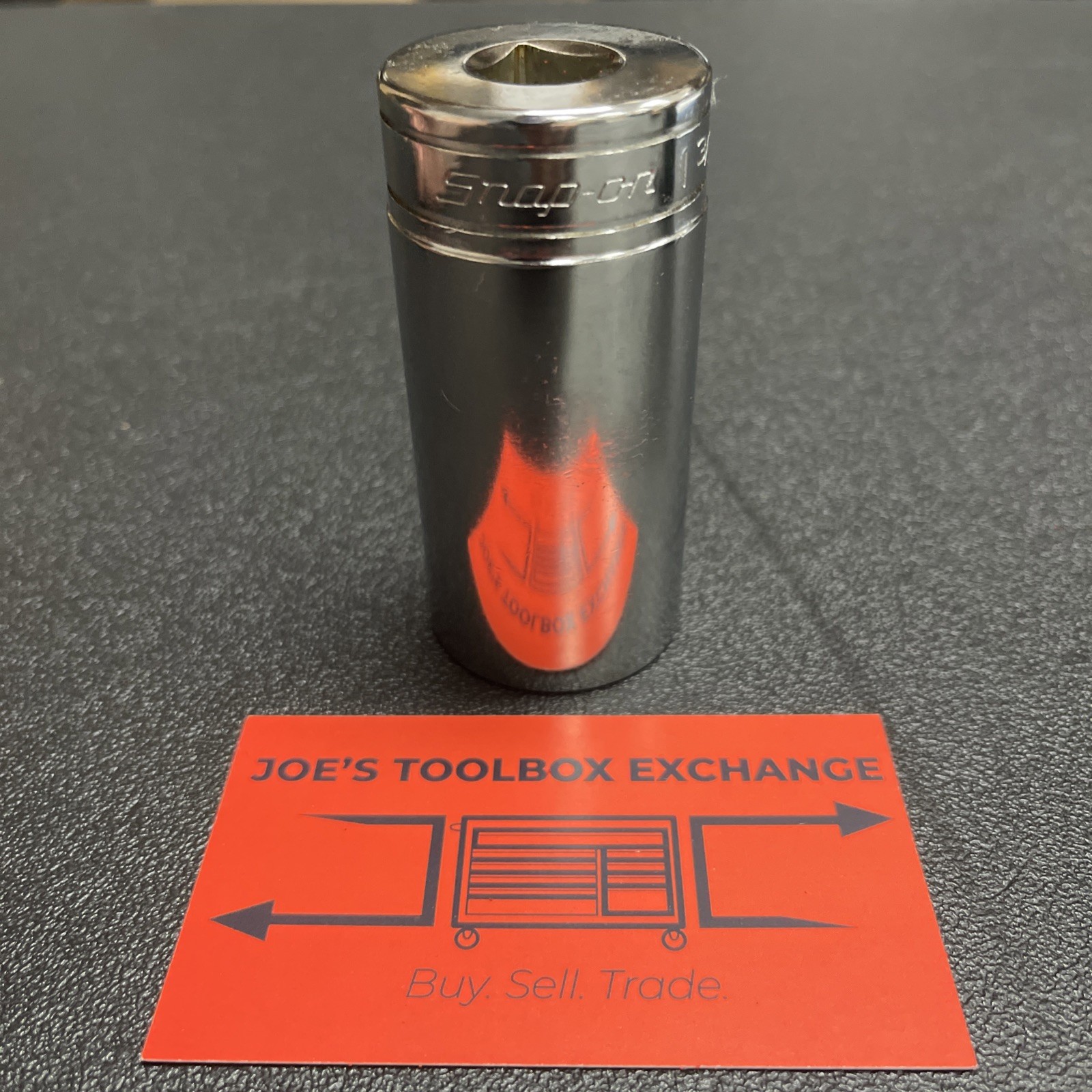 Snap-on Tools USA NEW 1/2″ Drive 1-3/16″ SAE Deep 6 Point Chrome Socket TS381