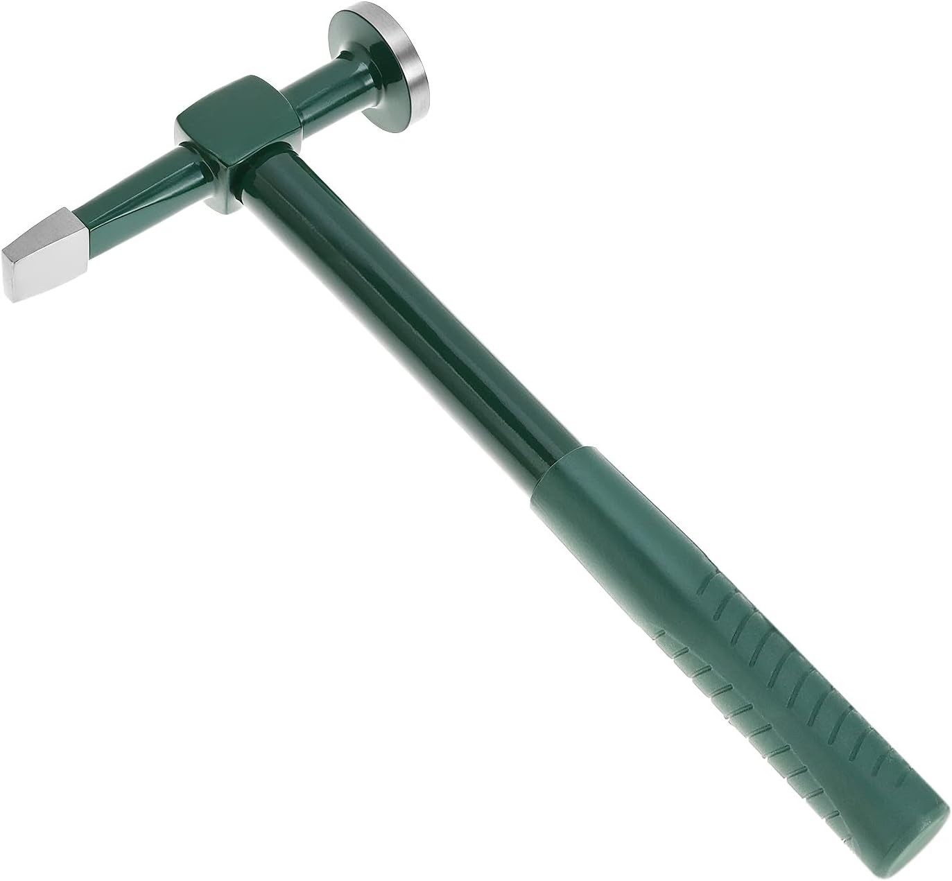 QWORK Sheet Metal Hammer, Auto Body Planishing Hammer for Car Dent Green