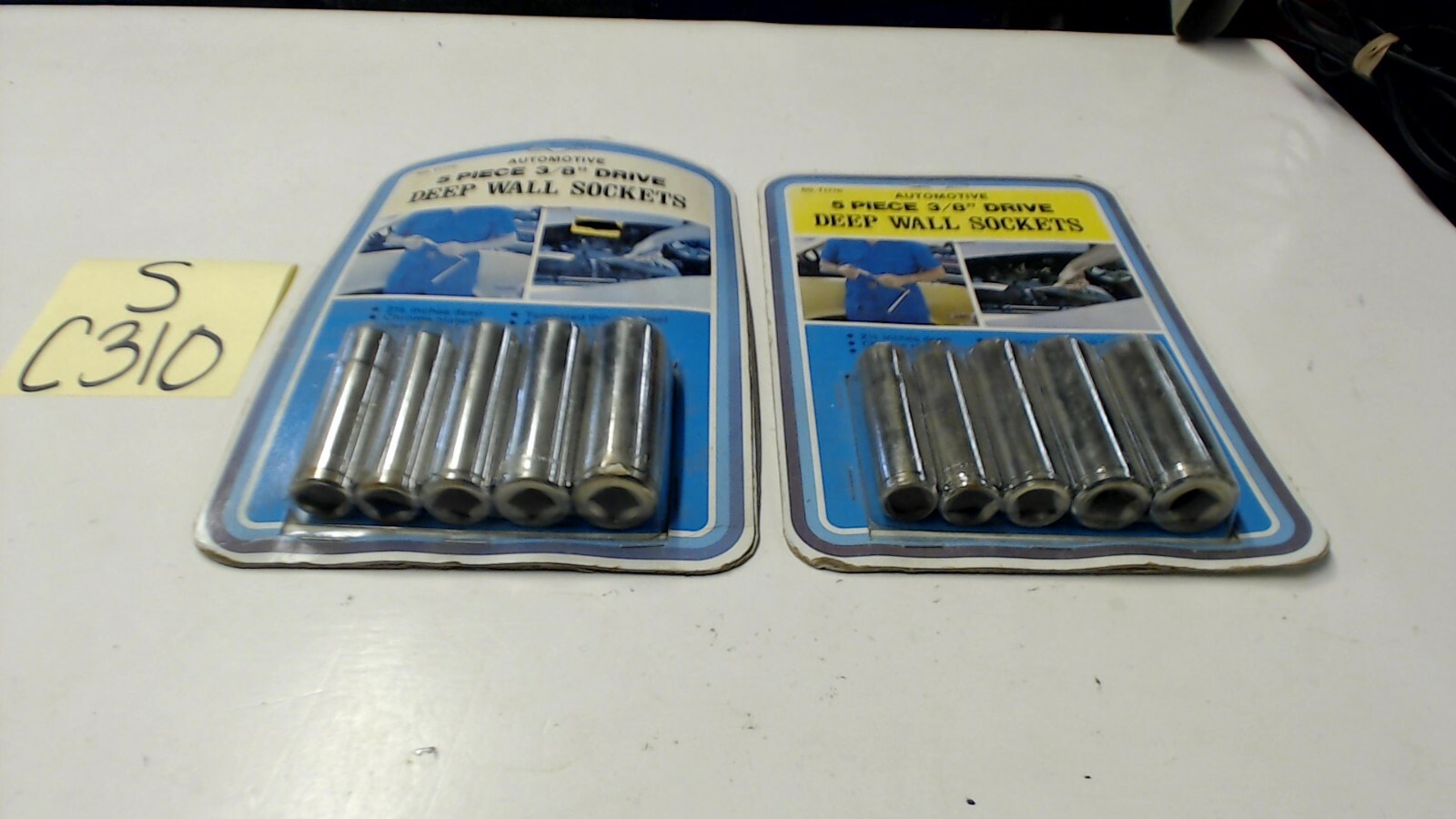5 Piece 3/8 Drive Deep Wall Sockets LOT OF 2