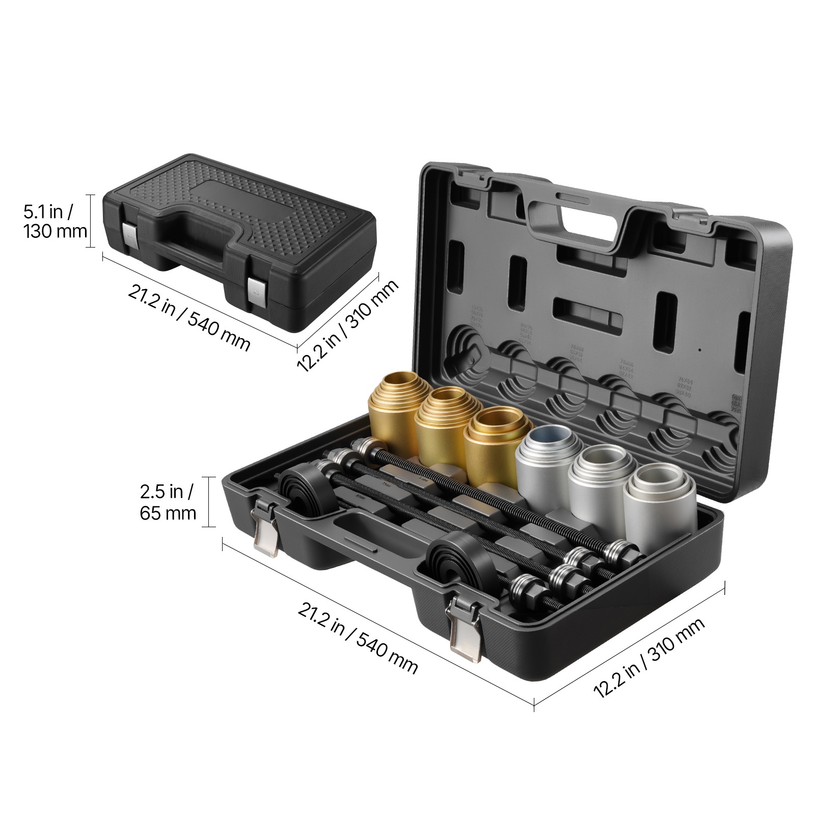 Uimoso 26PCS Pull & Press Sleeve Kit for Bush and Bearing Removal & Installation