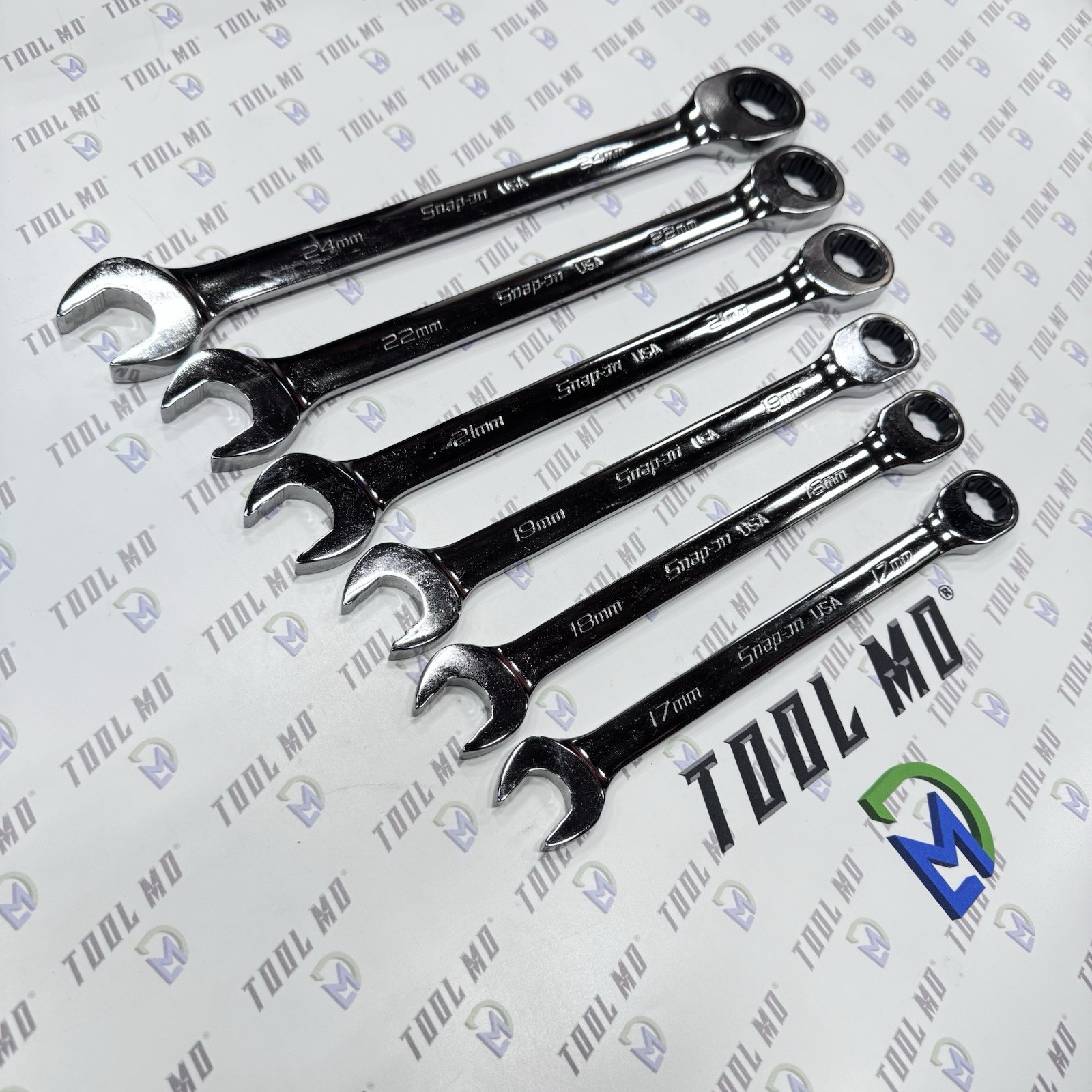 Snap-on Tools NEW 17pc 0° Offset Non-Reverse Ratchet Wrench Foam Set SOXRM01FBA