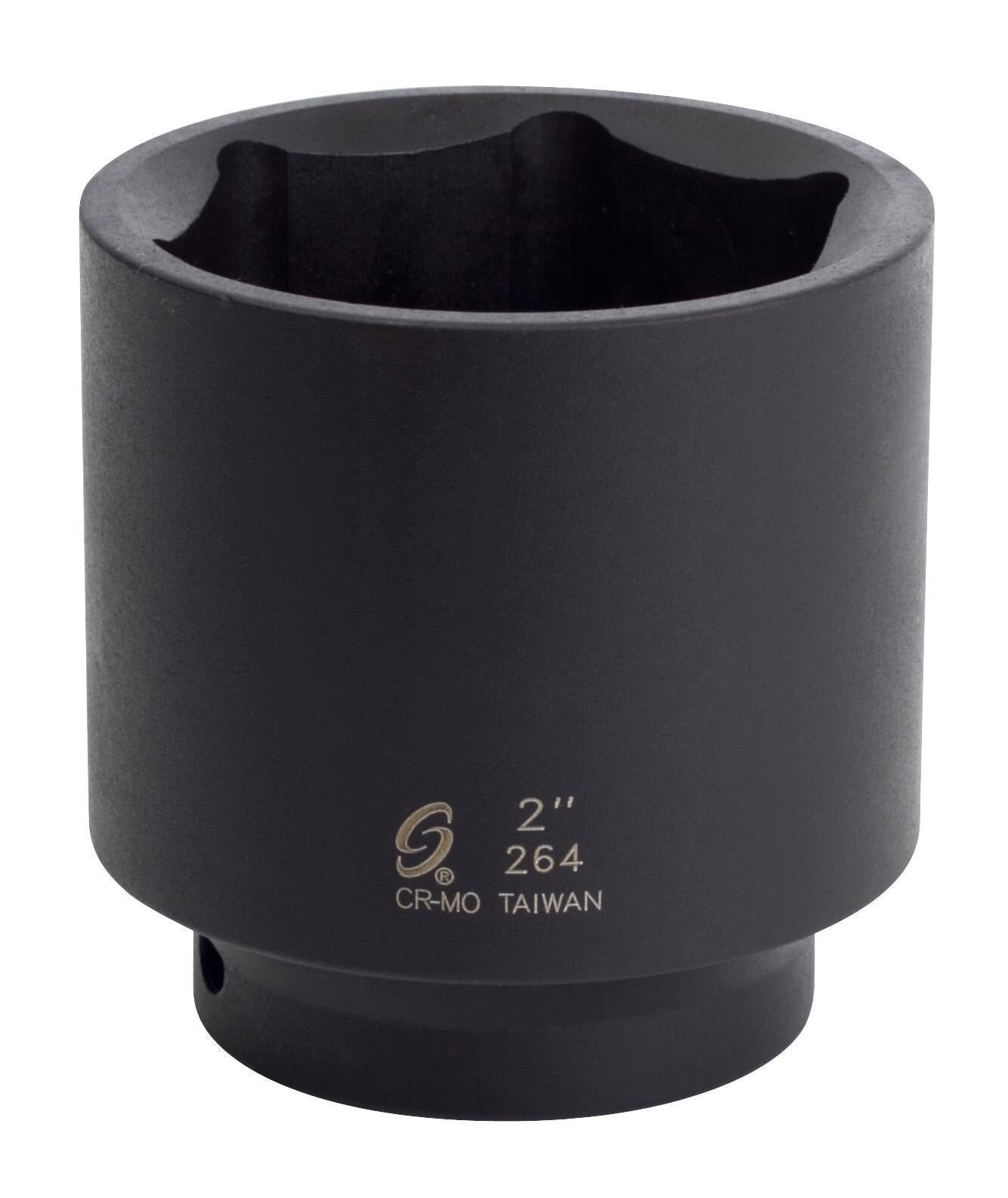 Sunex 264 2″ – 6 Point 1/2″ Drive Shallow Impact Socket Standard Tools 6pt SAE