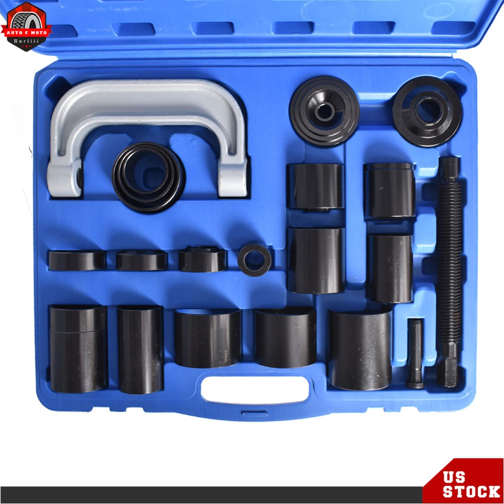 Ball Joint Press Tool Kit 21PCS w/ C-Frame & Adapter Set for Removal & Install