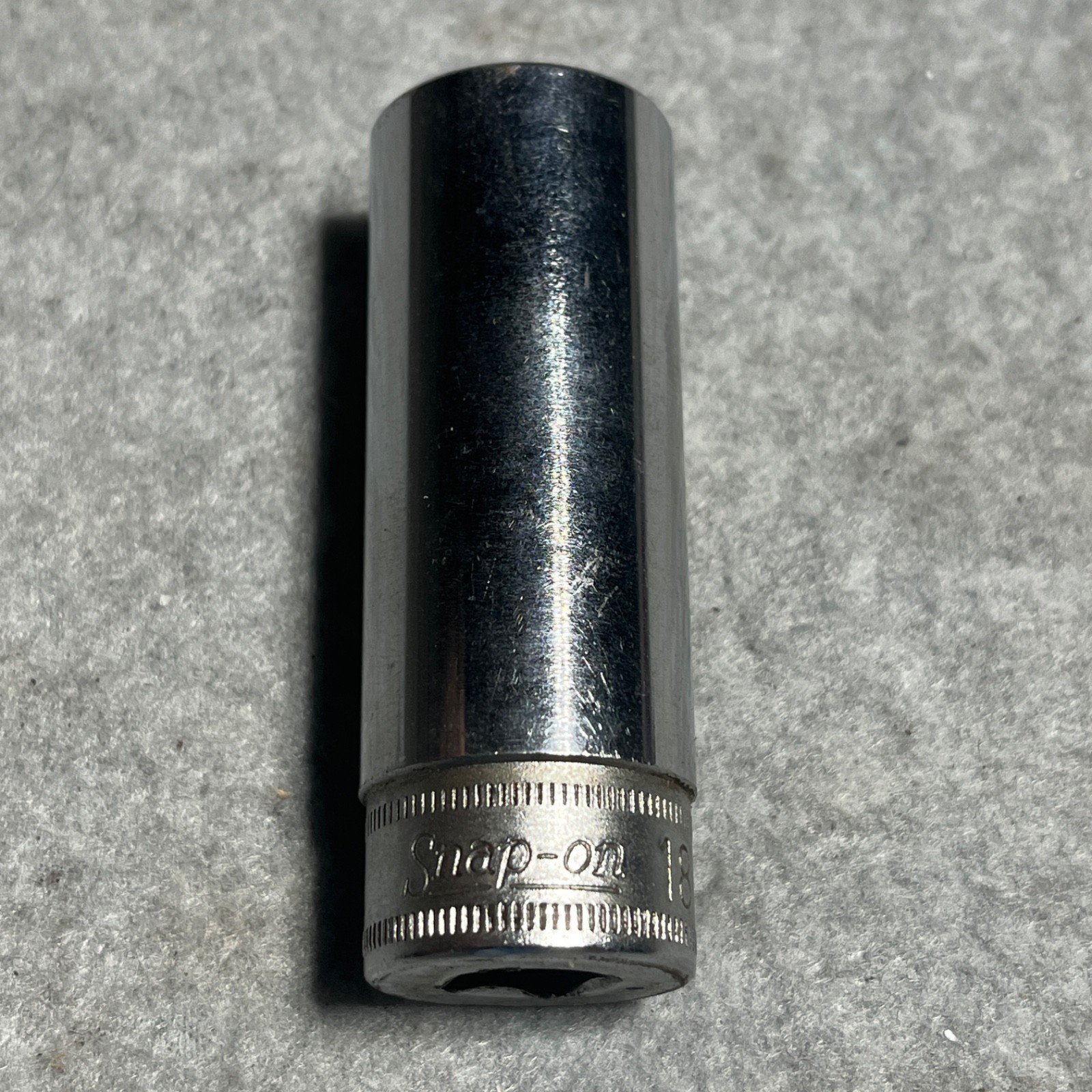 Snap-on Tools 3/8″ Drive 18mm Deep Socket SFSM18 USA 6-Point
