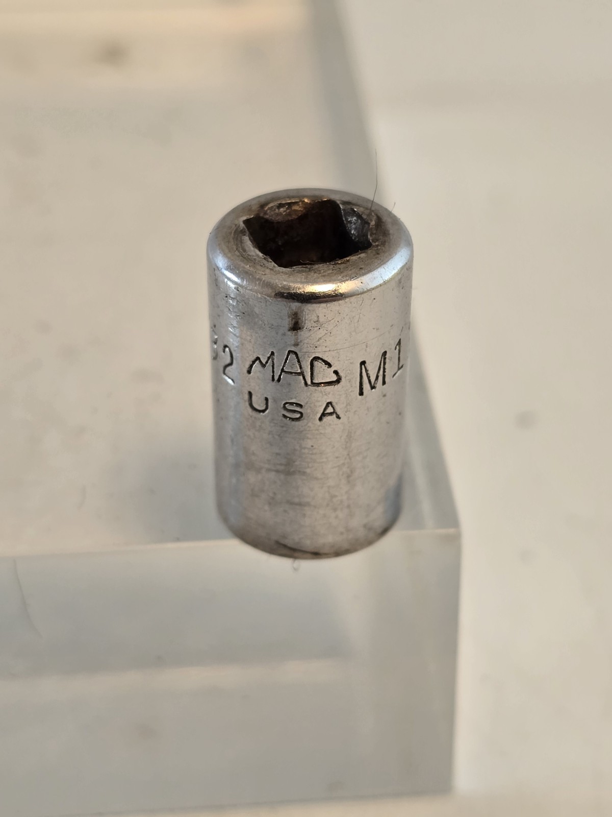 Mac Tools SAE 11/32″ M116 Shallow Standard Socket 1/4″ Drive 6 Point Chrome USA