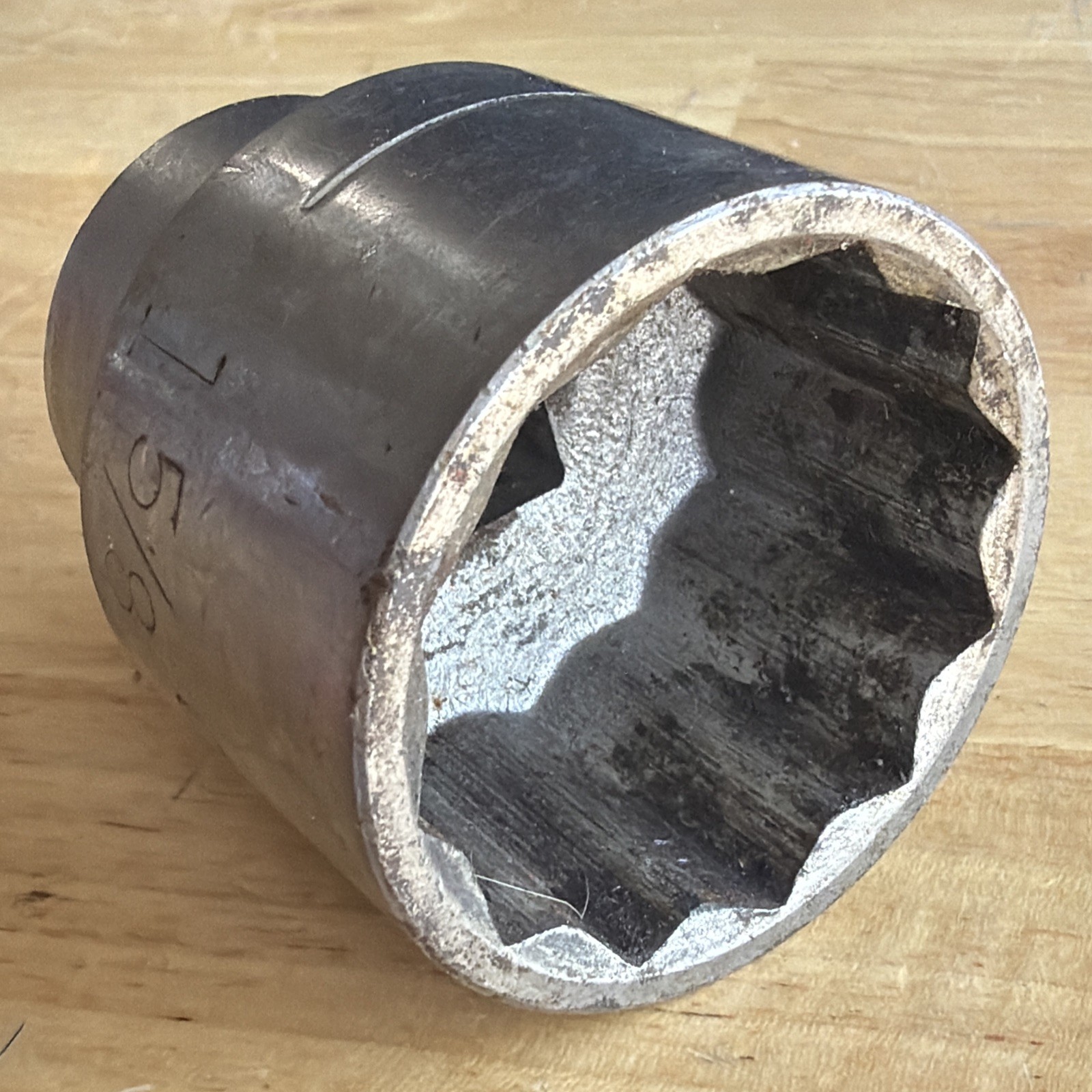 Craftsman 1-5/8″ Shallow Socket 3/4″ Drive 12 Point V Series 47553 Made in USA